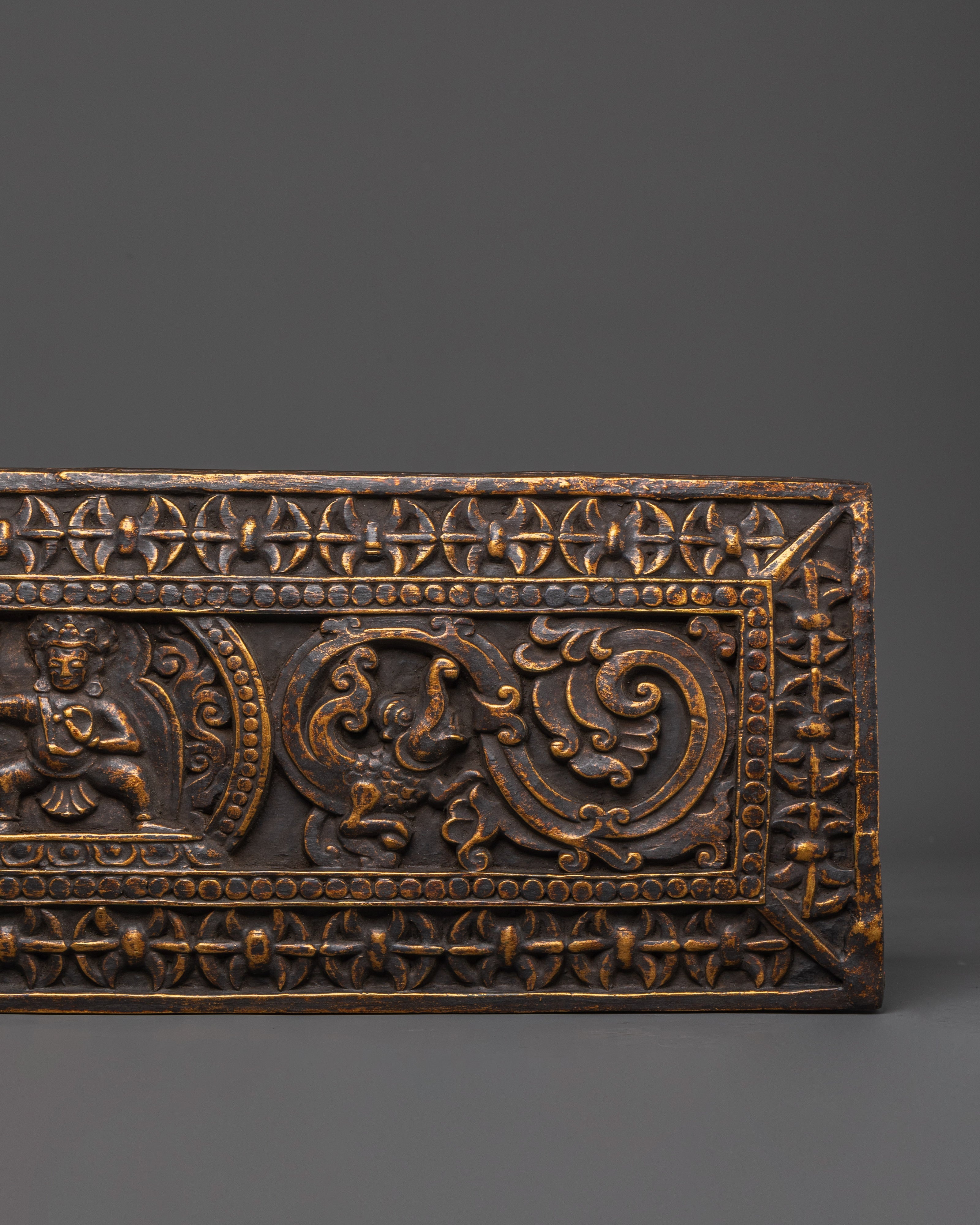 Handcrafted Traditional Brass Wall Hanging | Antique Finish Decorative Panel