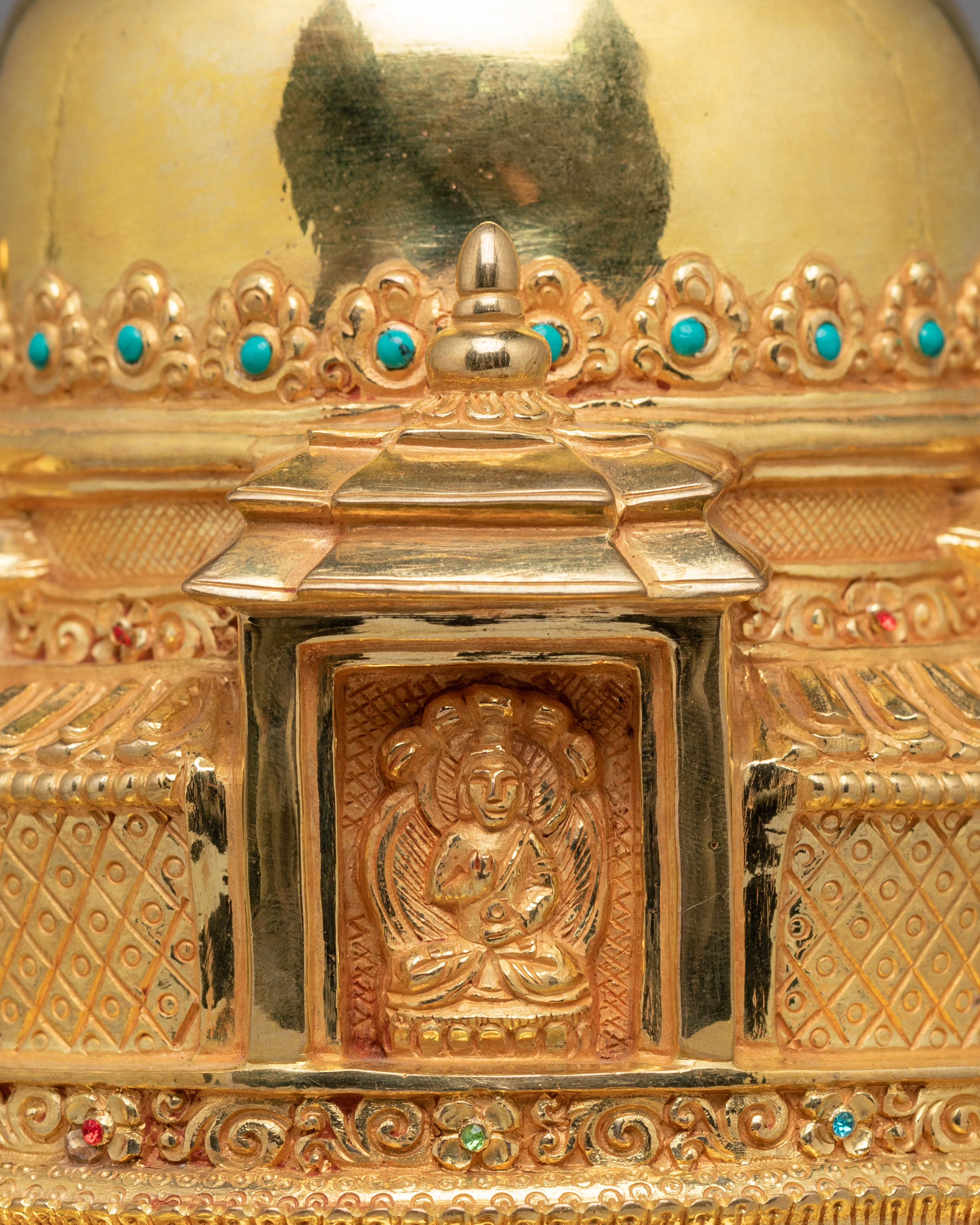 Tibetan Handmade Stupa for Ceremonies | Symbol of Enlightenment