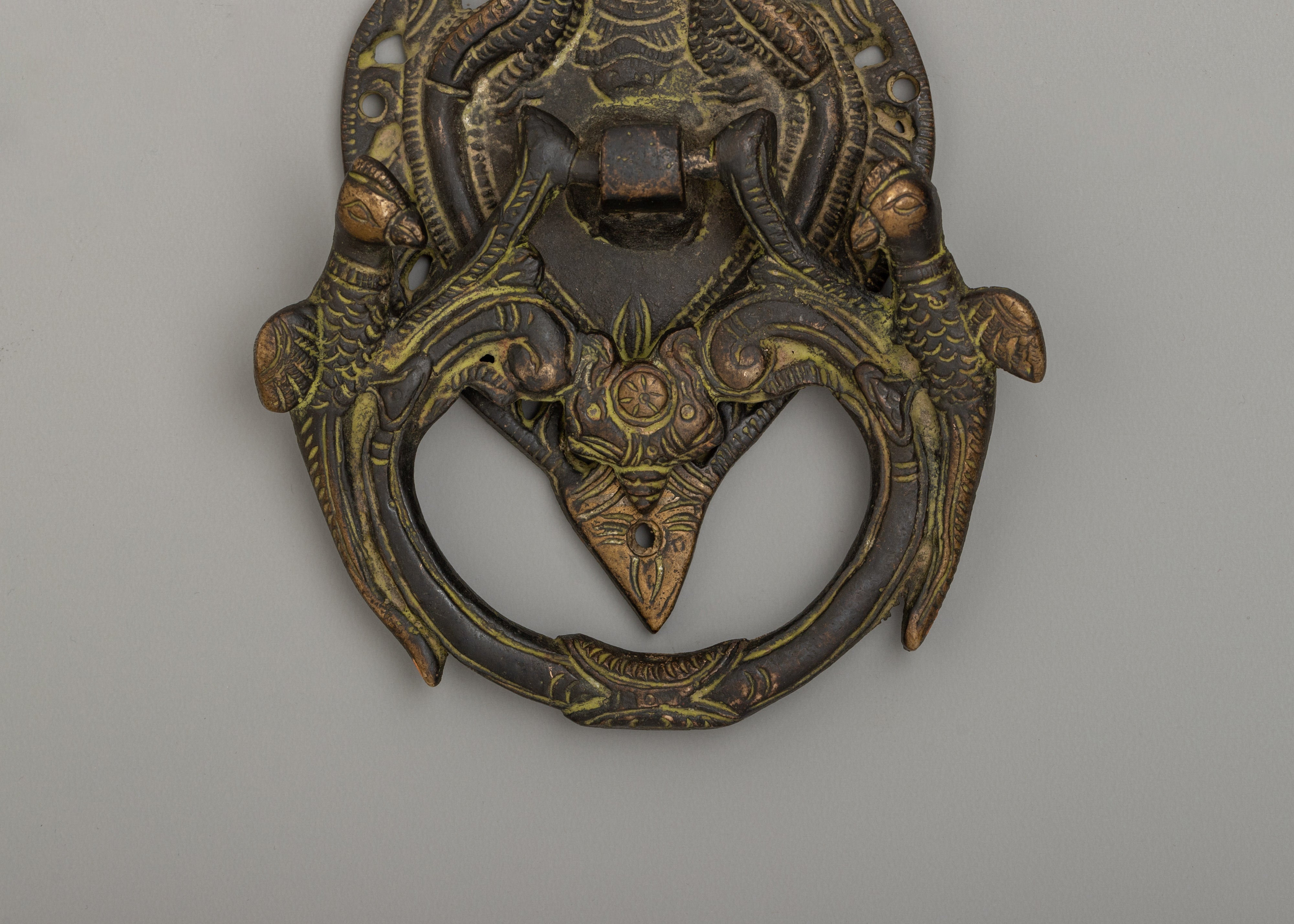 Himalayan Brass Door Knocker | Traditional Decorative Entrance Accent