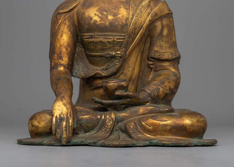 Elegant Shakyamuni Buddha Sculpture | Symbol of Wisdom and Serenity