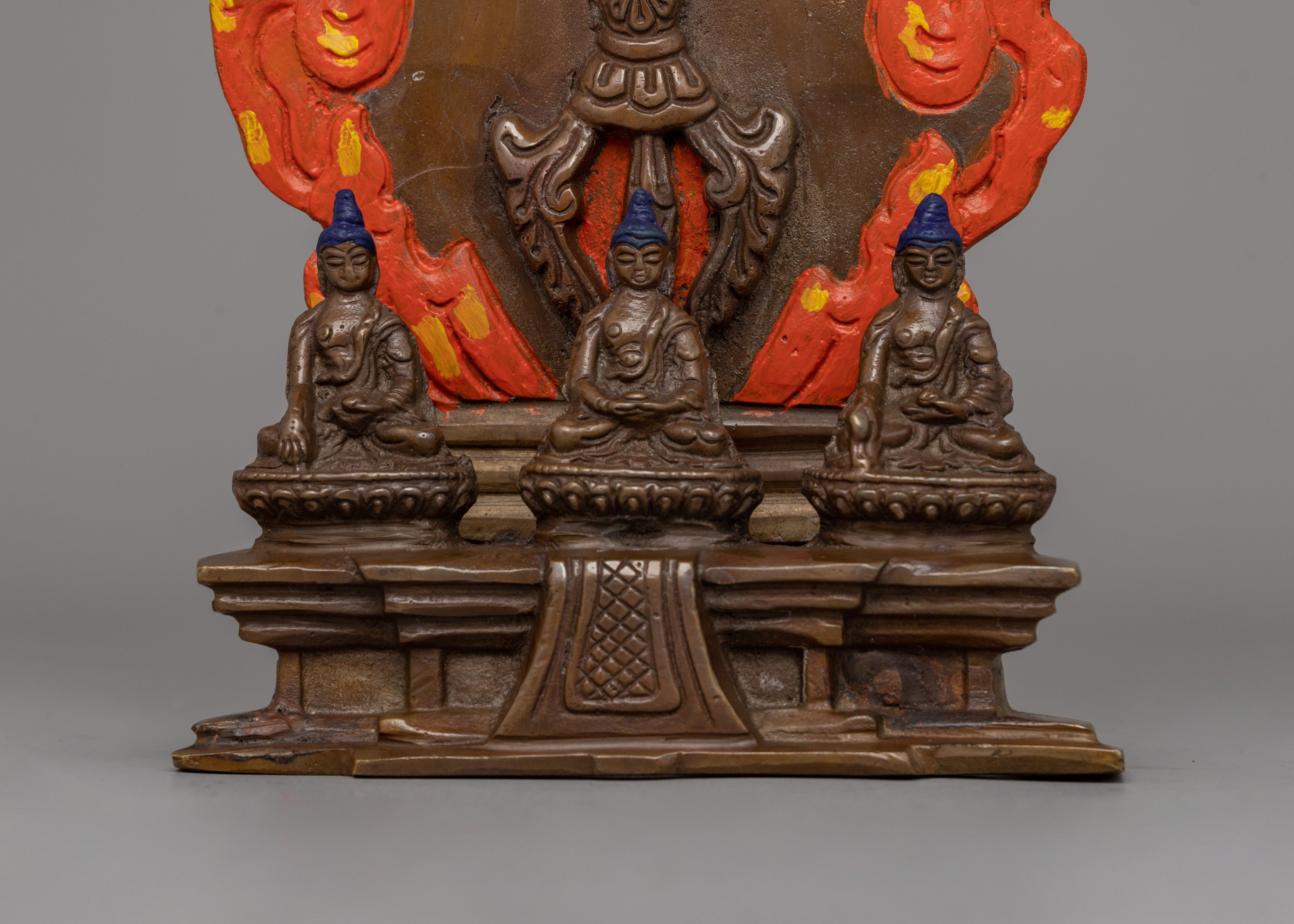Handcrafted Three Wise Buddha Set | A Symbol of Wisdom and Enlightenment