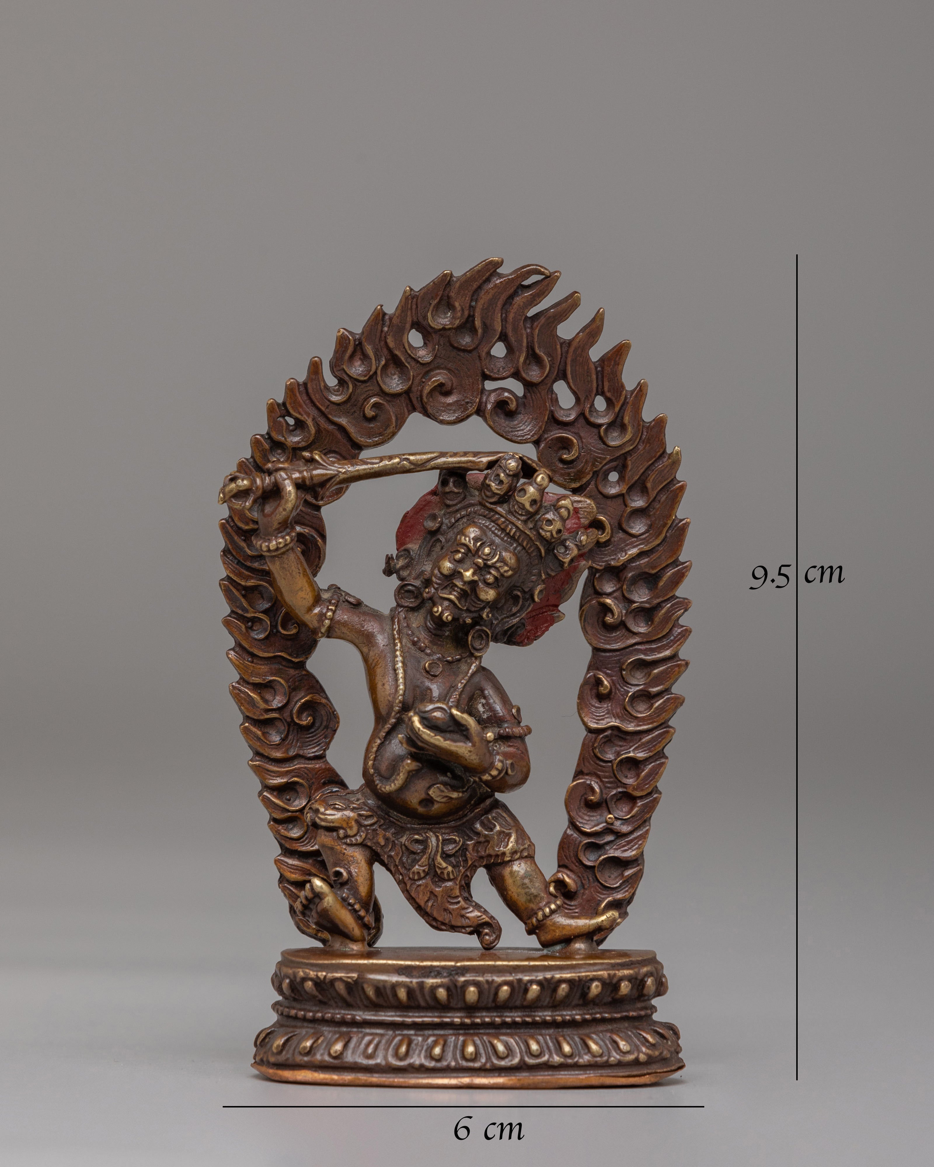 Machinemade Ritual Black Manjushri Statue | A Symbol of Enlightenment