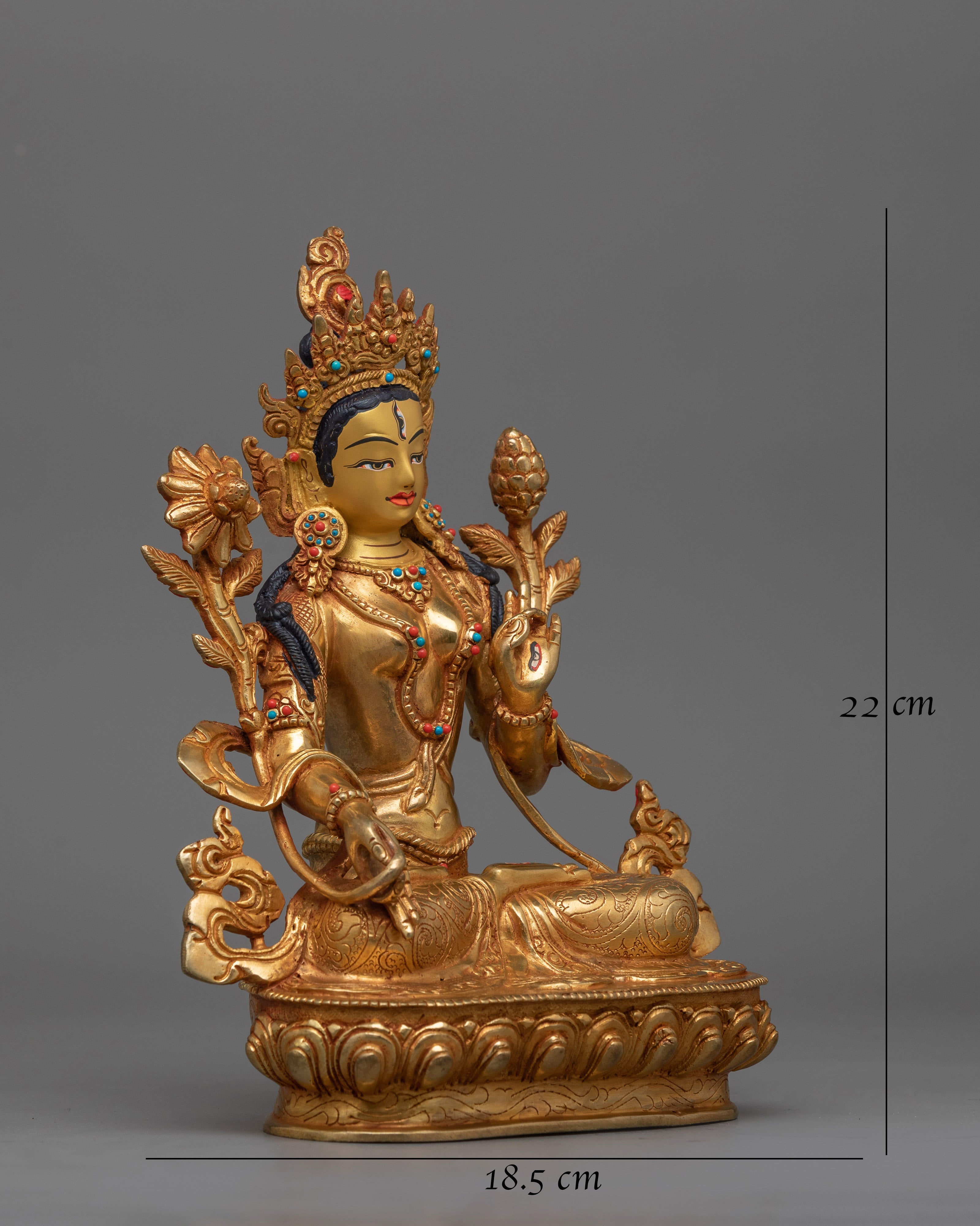 7 Eyes Beautiful Goddess White Tara 