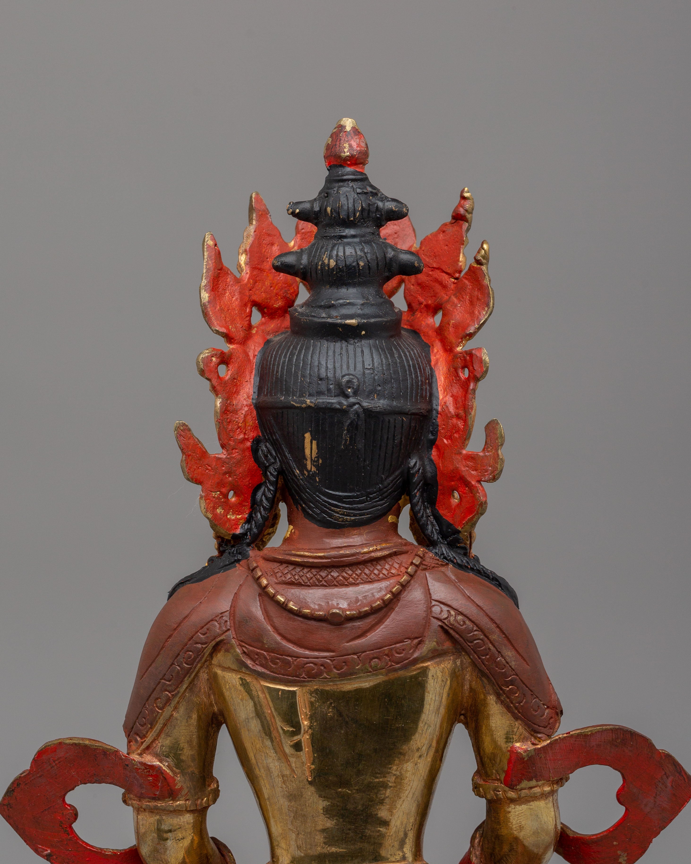 Himalayan Altar Amitayus Statue | Buddha of Longevity and Wisdom