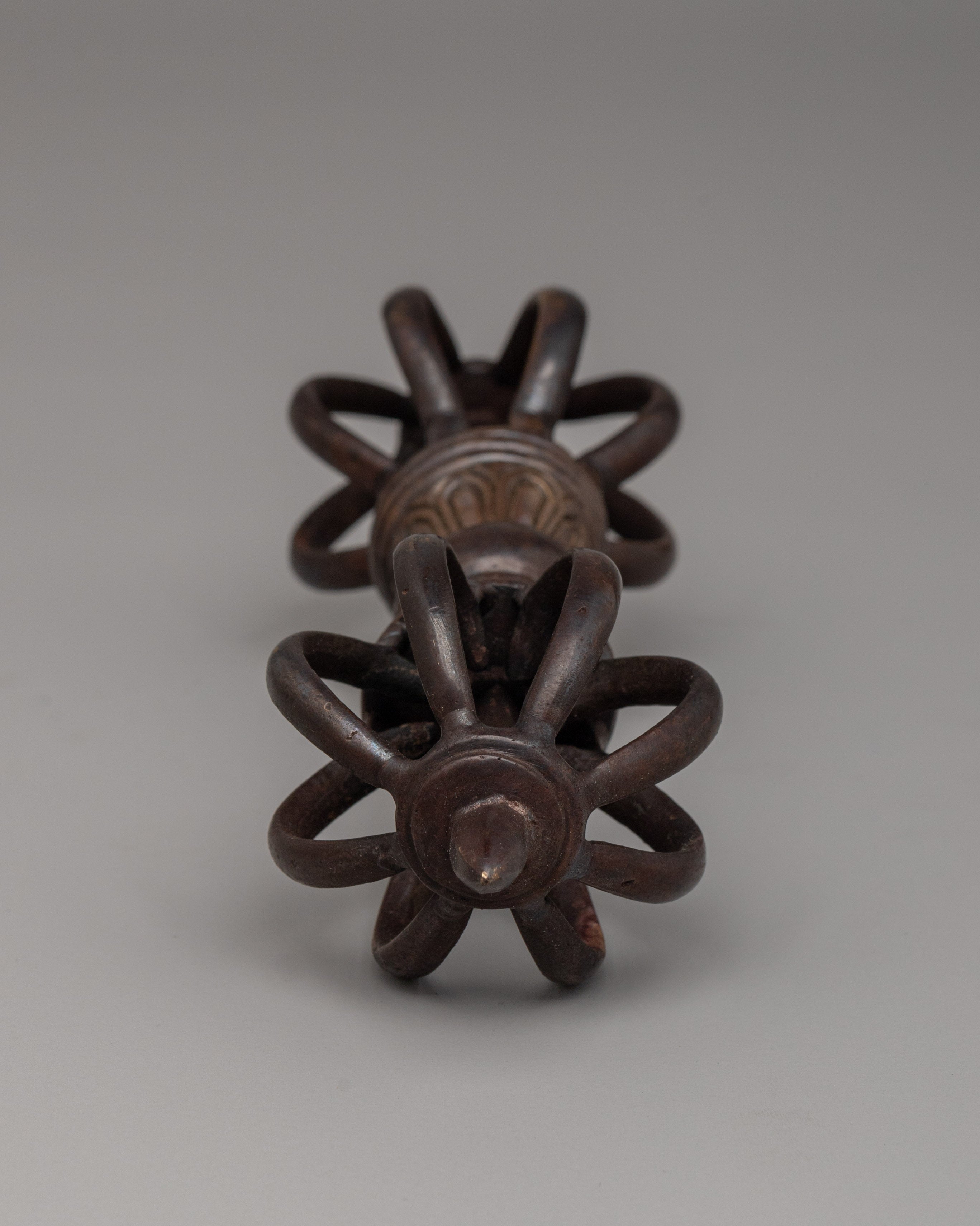 Oxidized Copper Body Vajra | Sacred Tibetan Ritual Tool