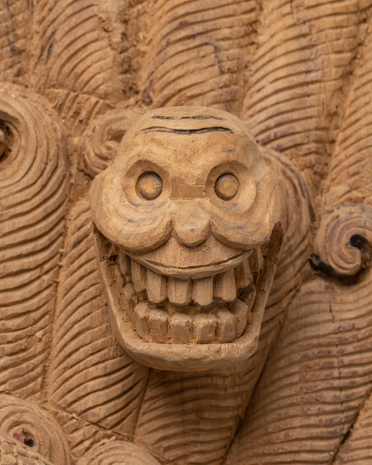 Wooden Bhairava Wall Hanging | Exclusive Hand-Carved Sacred Artwork