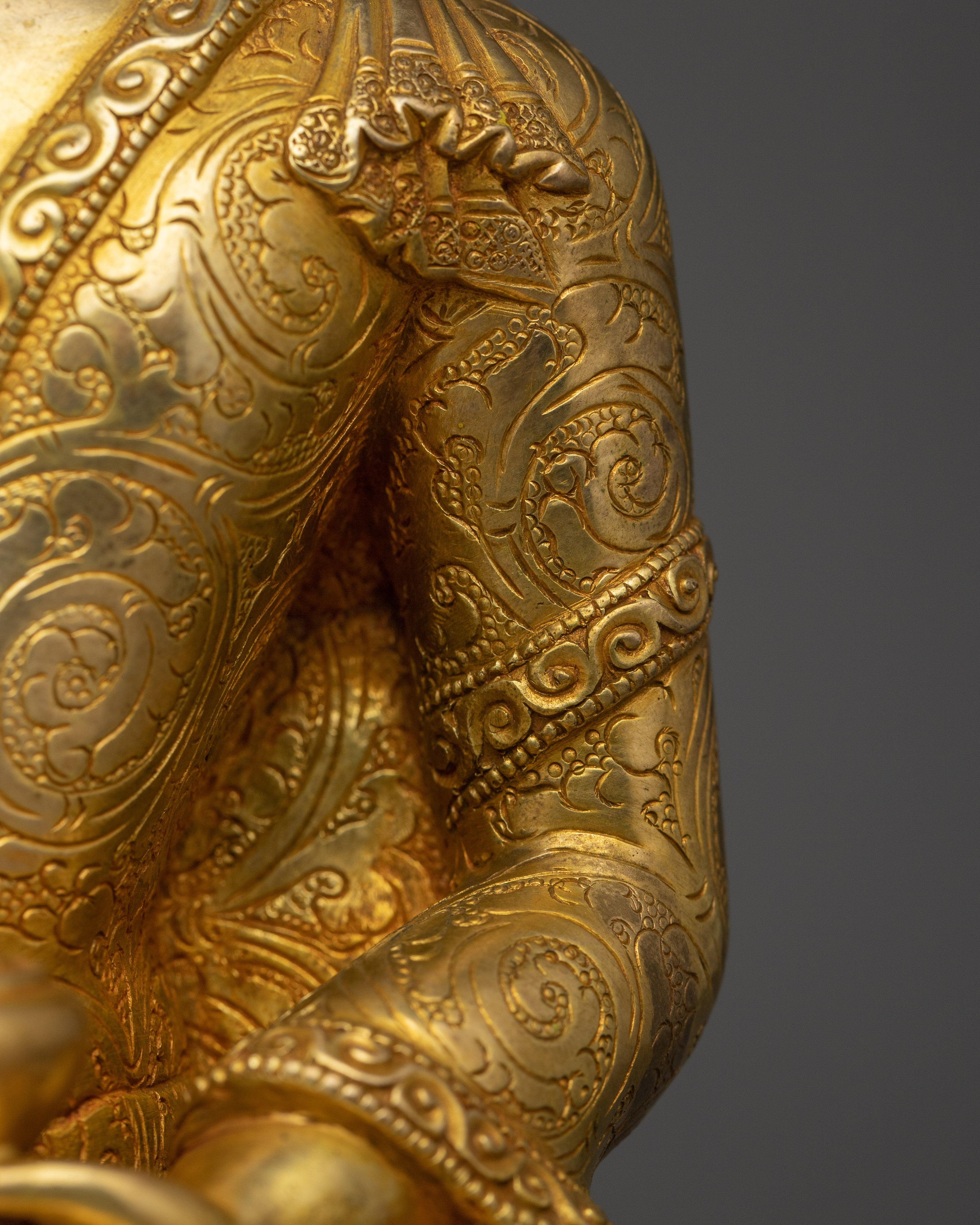 Buddha of Eternal Life Amitabha | Copper Body Sculpture