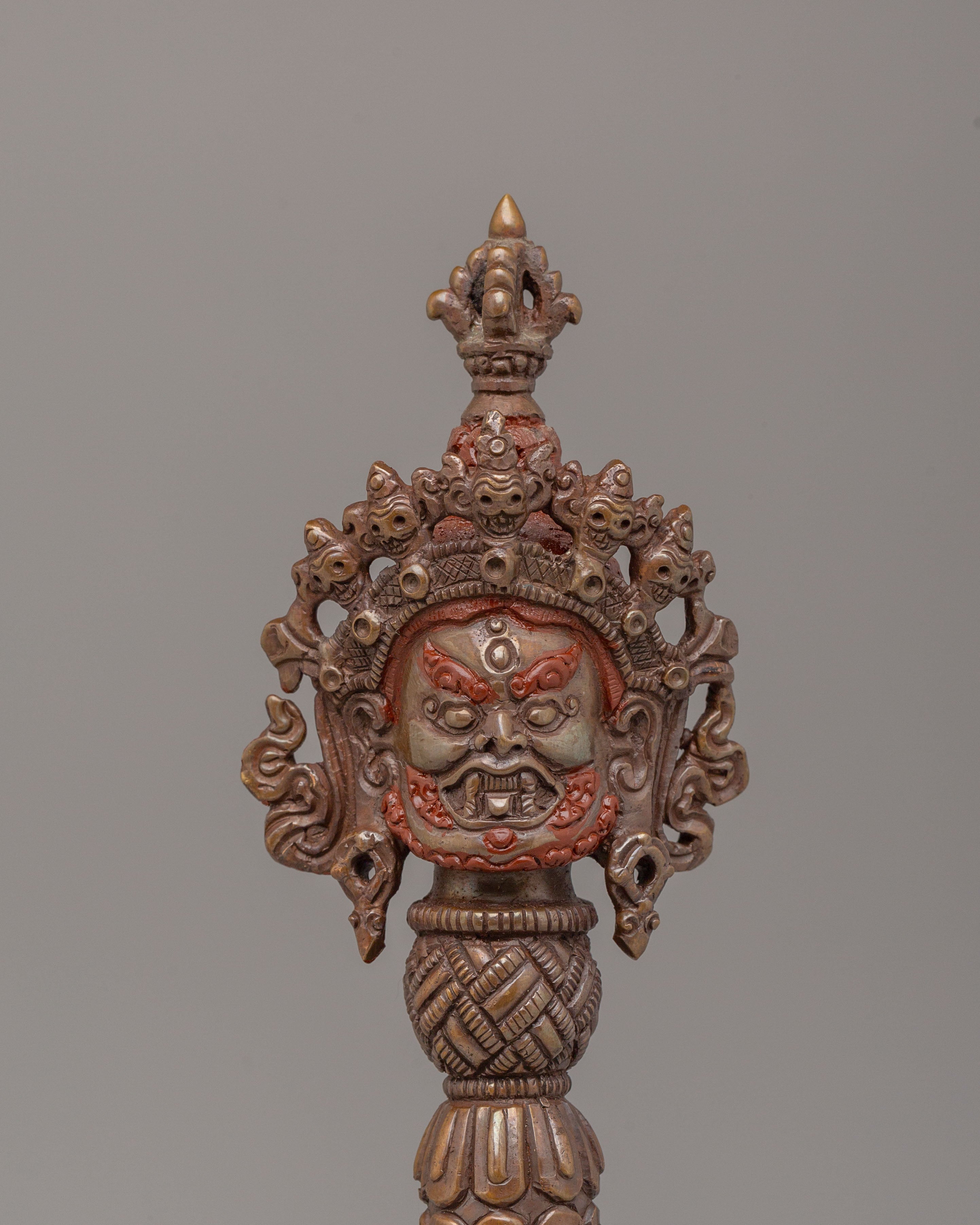 Vajrayana Phurba Ritual Dagger | A Symbol of Protection and Spiritual Strength