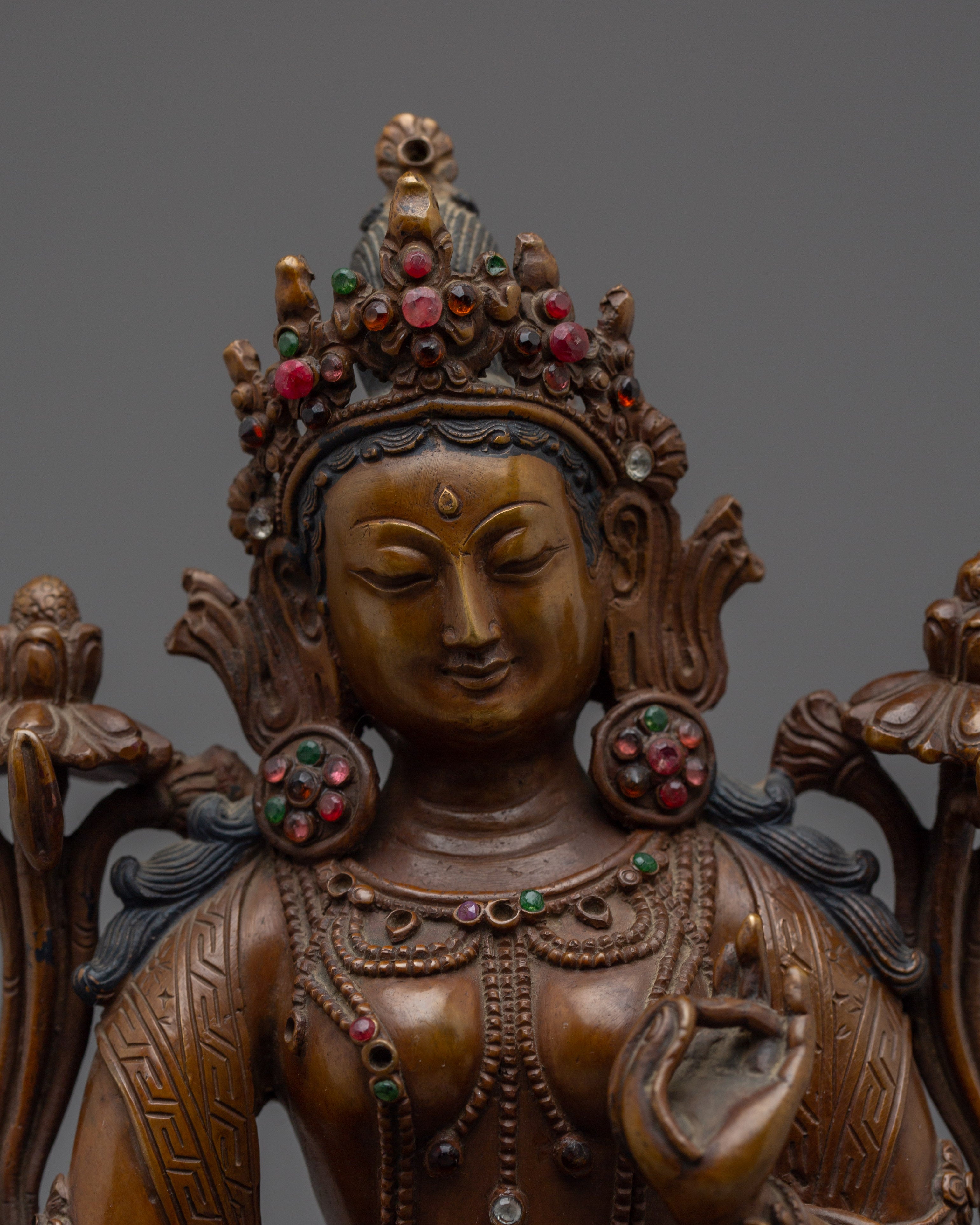 Buddhist Art of Green Tara | Bodhisattva of Compassion