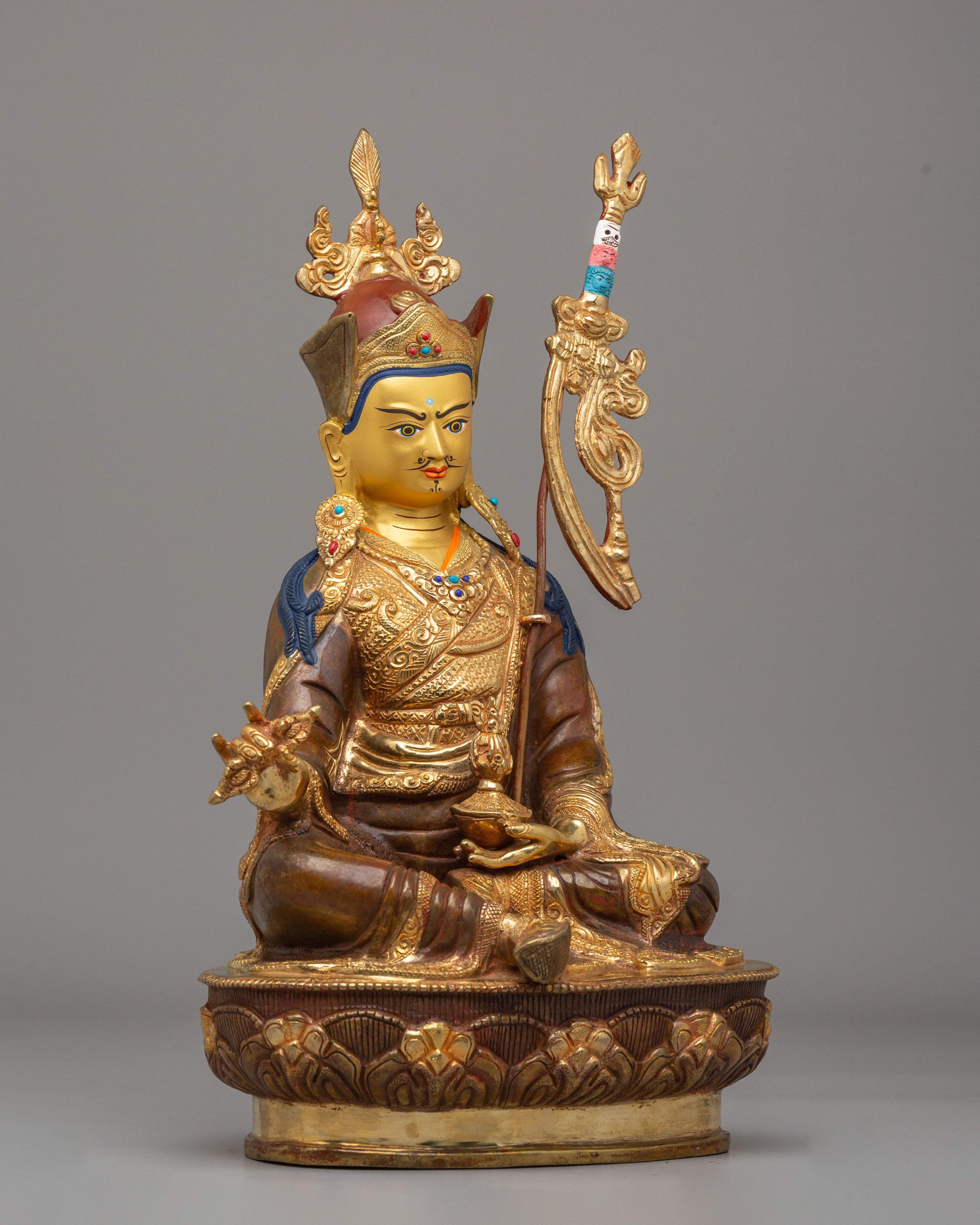 Lotus-Born Master Guru Rinpoche Figurine | Sacred Figure for Spiritual Blessings