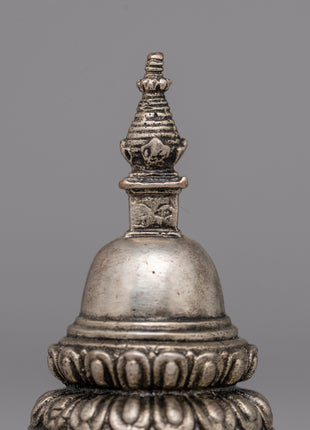Decorative Copper  Chaitya Stupa | Symbol of Compassion and Enlightenment in Tibetan Art
