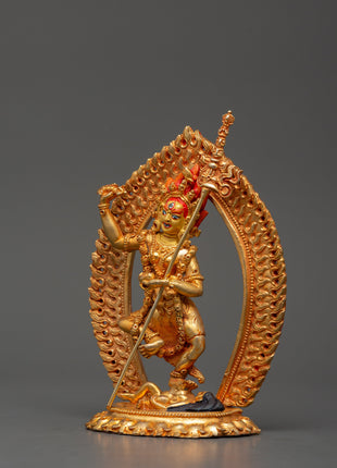 Vajravarahi Wrathful Buddhist Deity Statue | Dorje Phagmo Figurine for Spiritual Awakening
