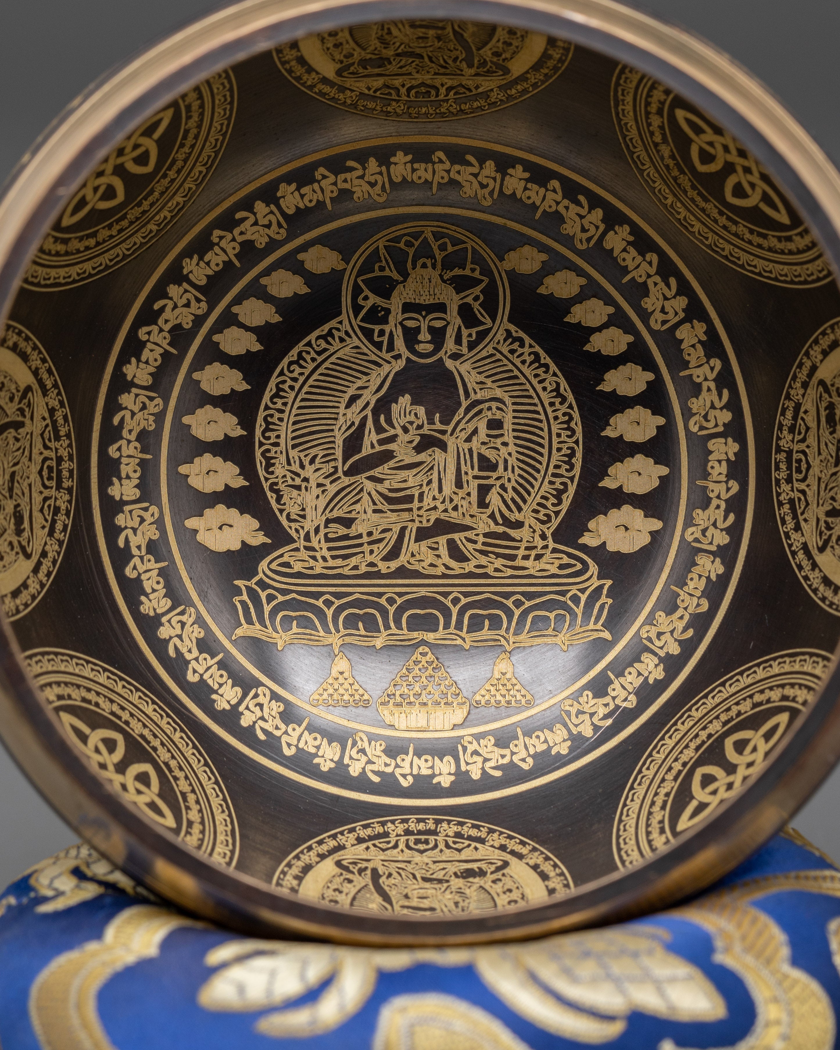 Healer Tibetan Singing Bowl Set |  Bronze Energy Healing Bowl