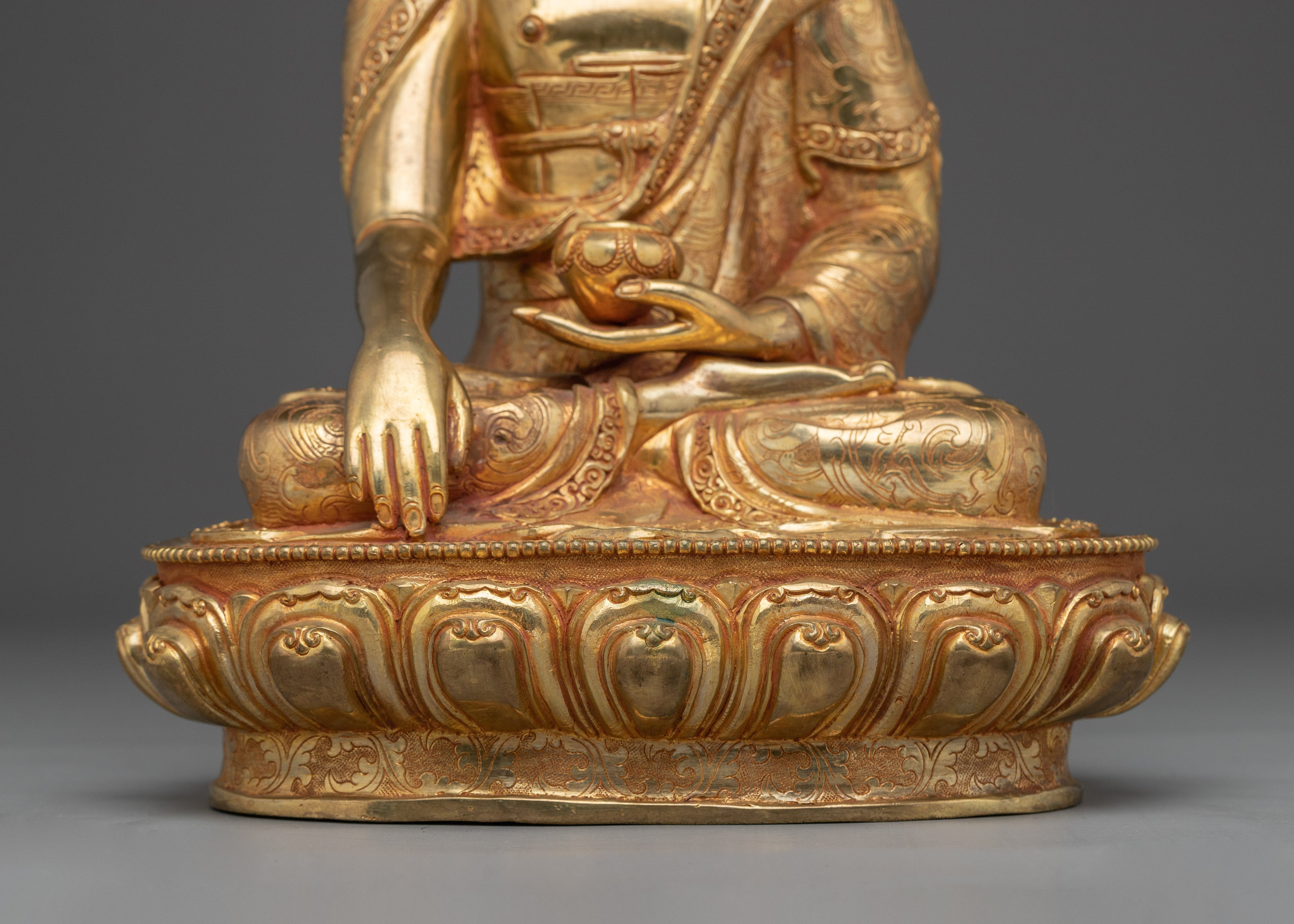 Handcrafted Shakyamuni buddha Spiritual Decor | Tibetan Art