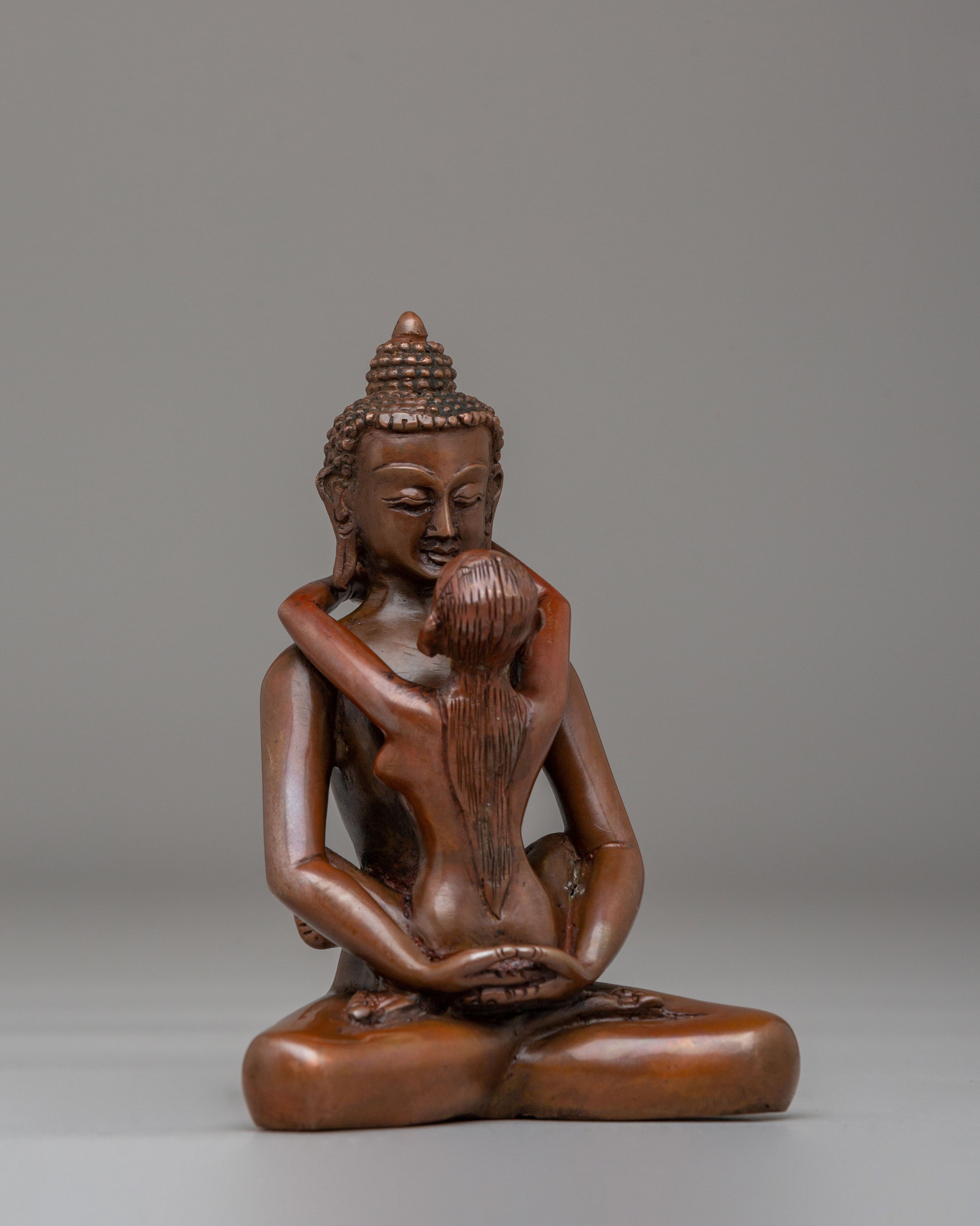 Tibetan Samantabhadra With Consort Statue | Sacred Home Altar Decor