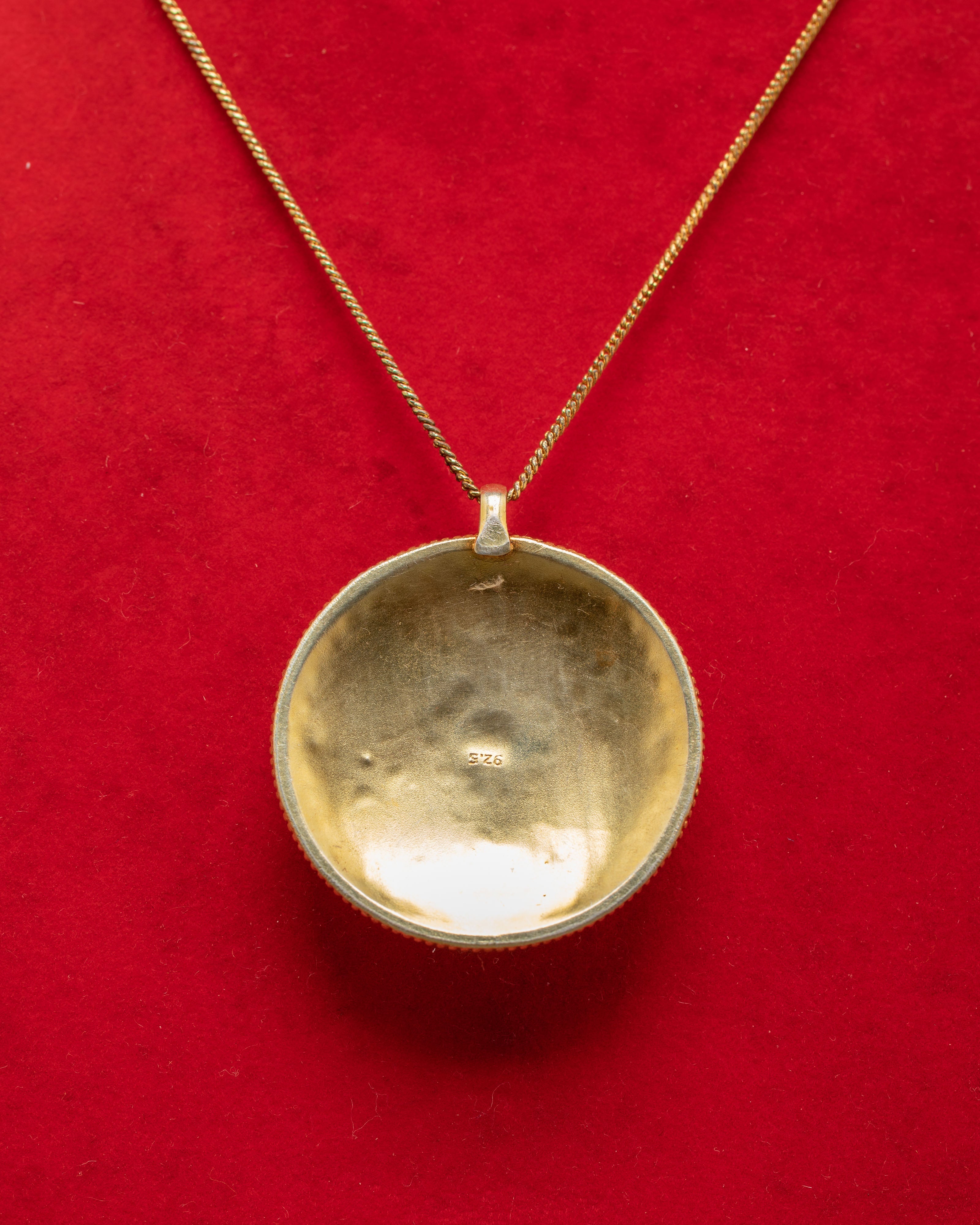 Tibetan Ruby Locket | Panna Emerald Locket