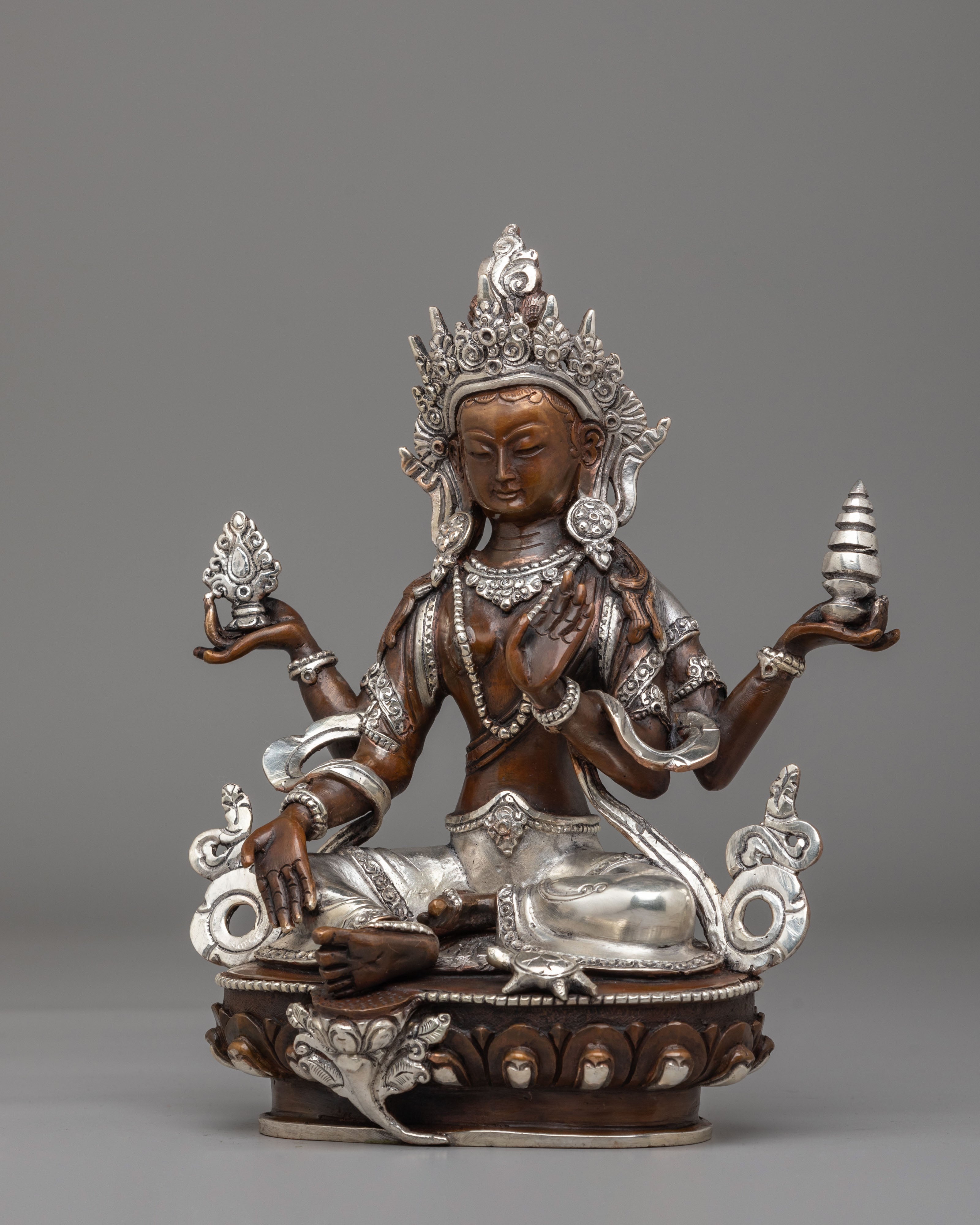 Traditional Lakshmi Statue for Home Decor | Handcrafted Artwork for Spiritual Blessings