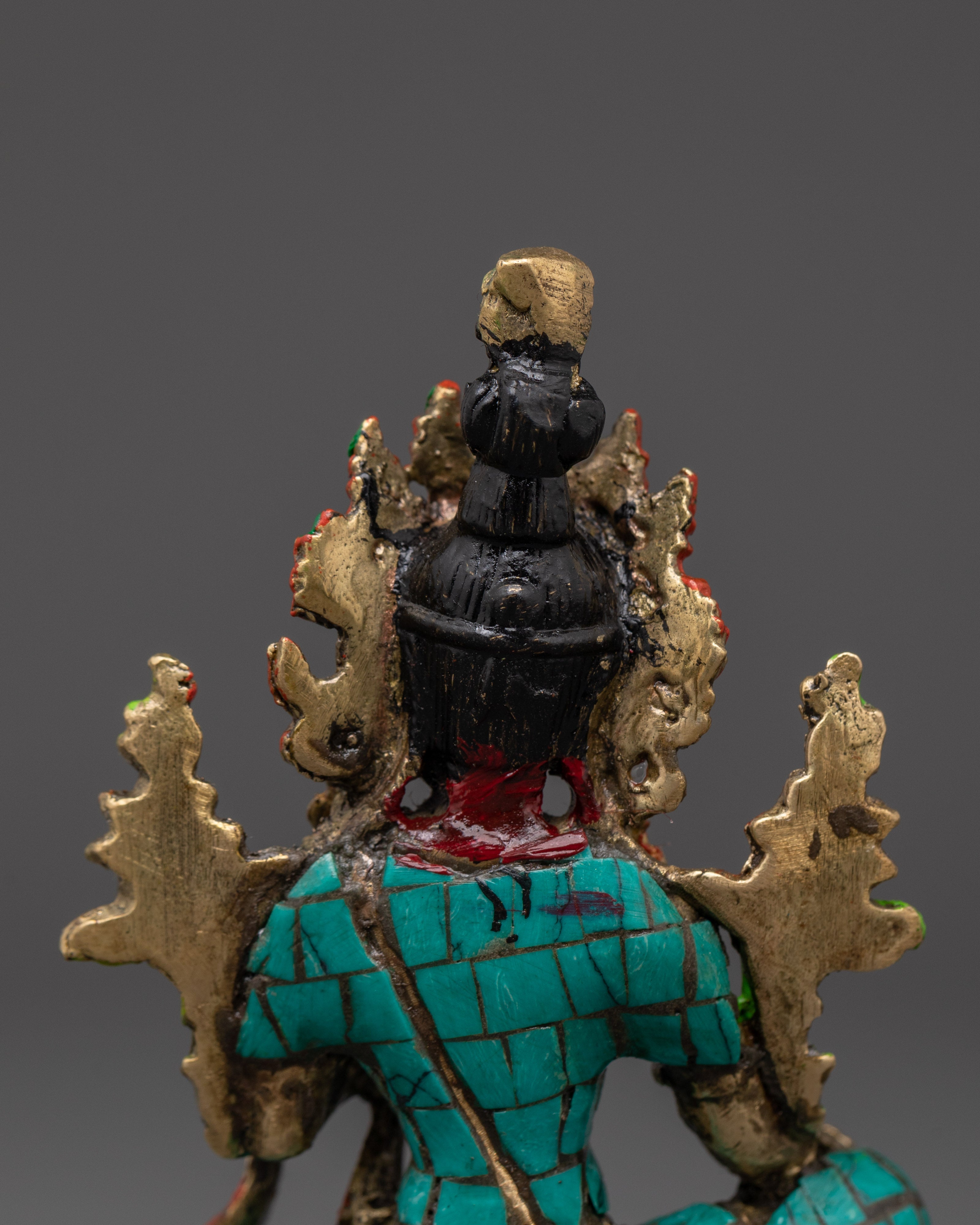 Handcrafted Green Tara Buddhist Deity | Meditation and Home Decor
