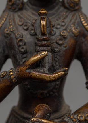 Handcrafted Vajrasattva Statue | Tibetan Buddhist Deity
