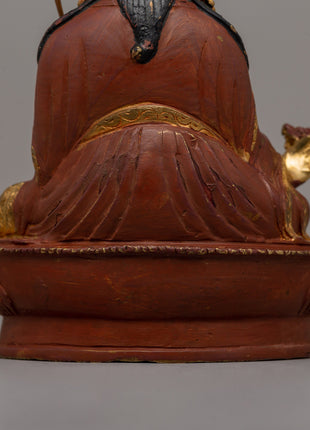 Tibetan Master Padmasambhava Statue | Sculpture for Spiritual Shrine & Altars