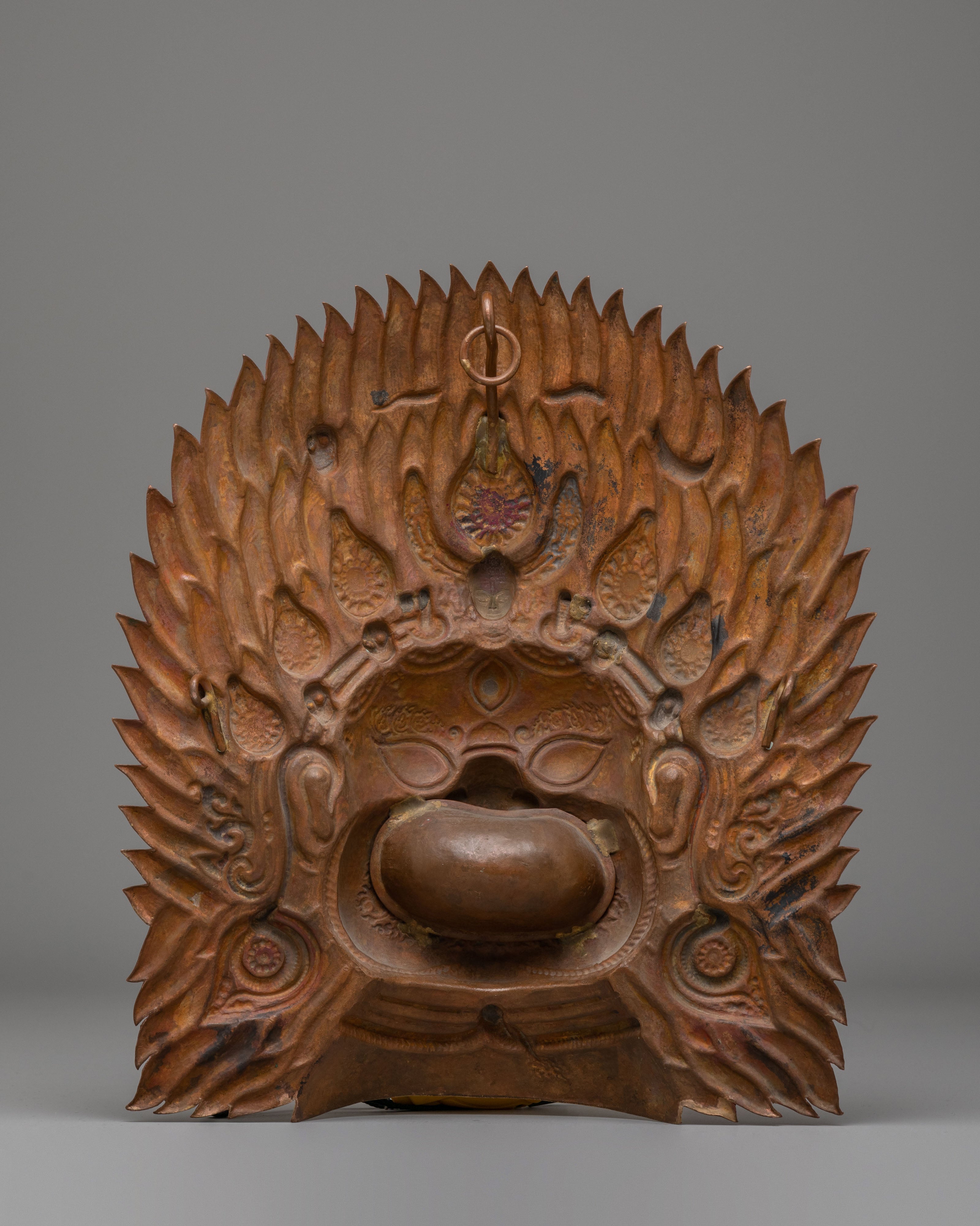 Handmade Mahakala Wall Hanging | Tibetan Wrathful Deity Artwork