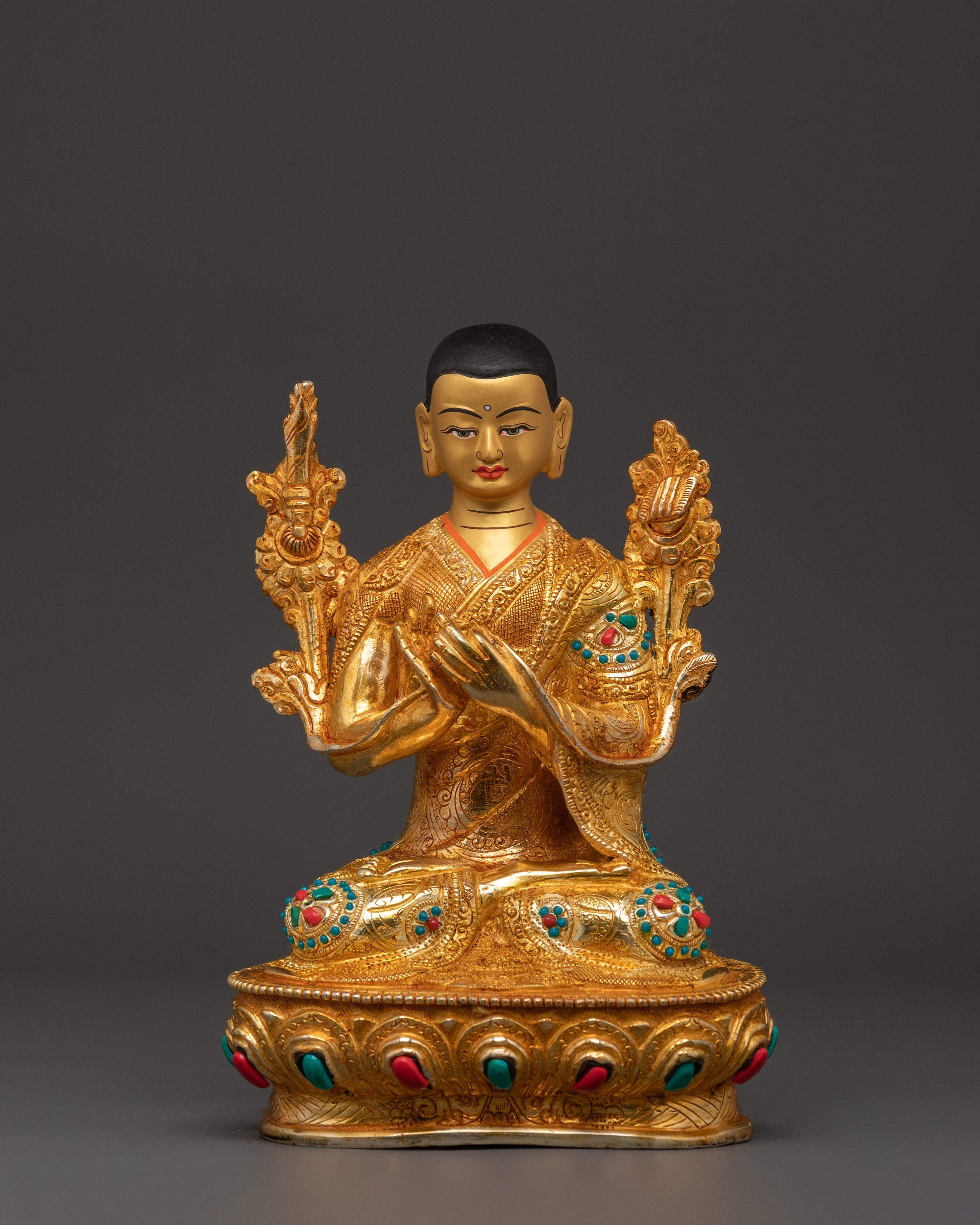 Handcrafted Buddhist Master Tsongkhapa Set | Tsongkhapa with Disciples