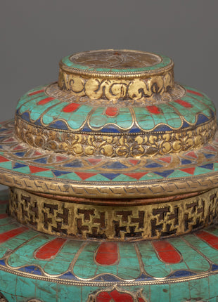 Tibetan Copper Rice Pot |  A Symbol of Prosperity & Ritual Elegance
