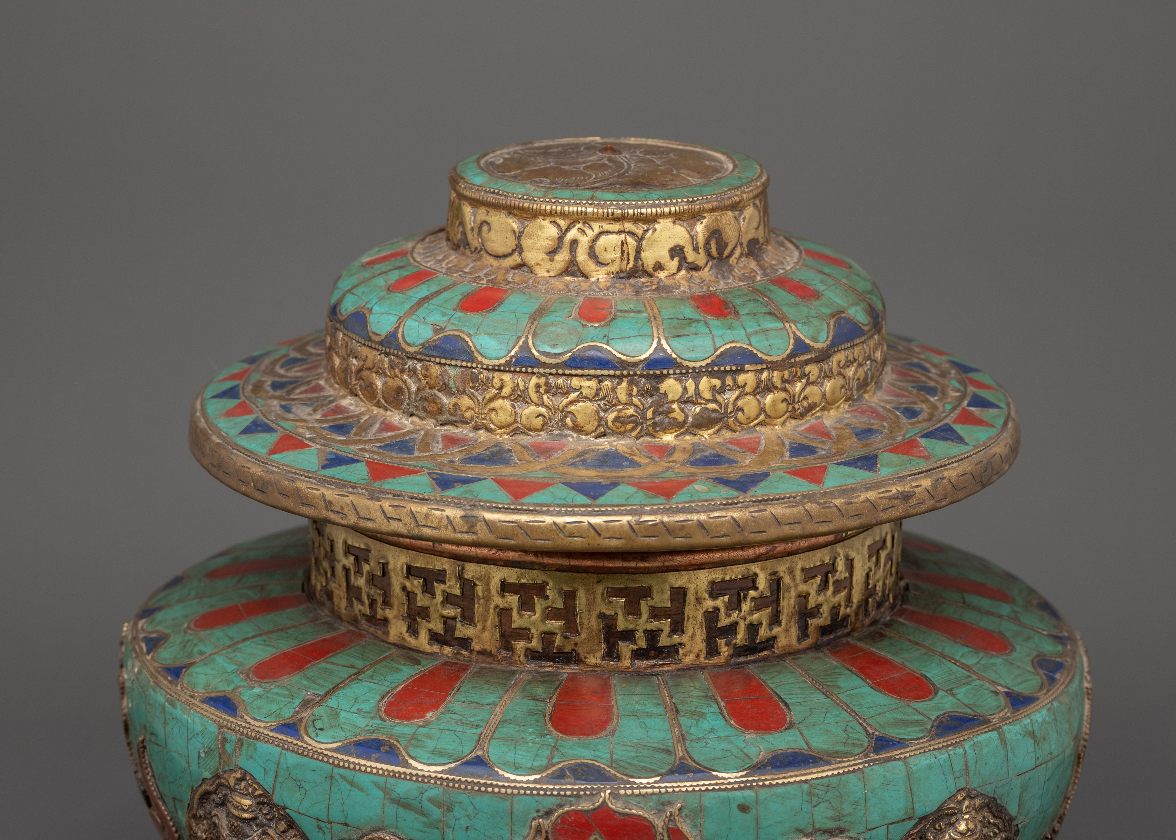 Tibetan Copper Rice Pot |  A Symbol of Prosperity & Ritual Elegance