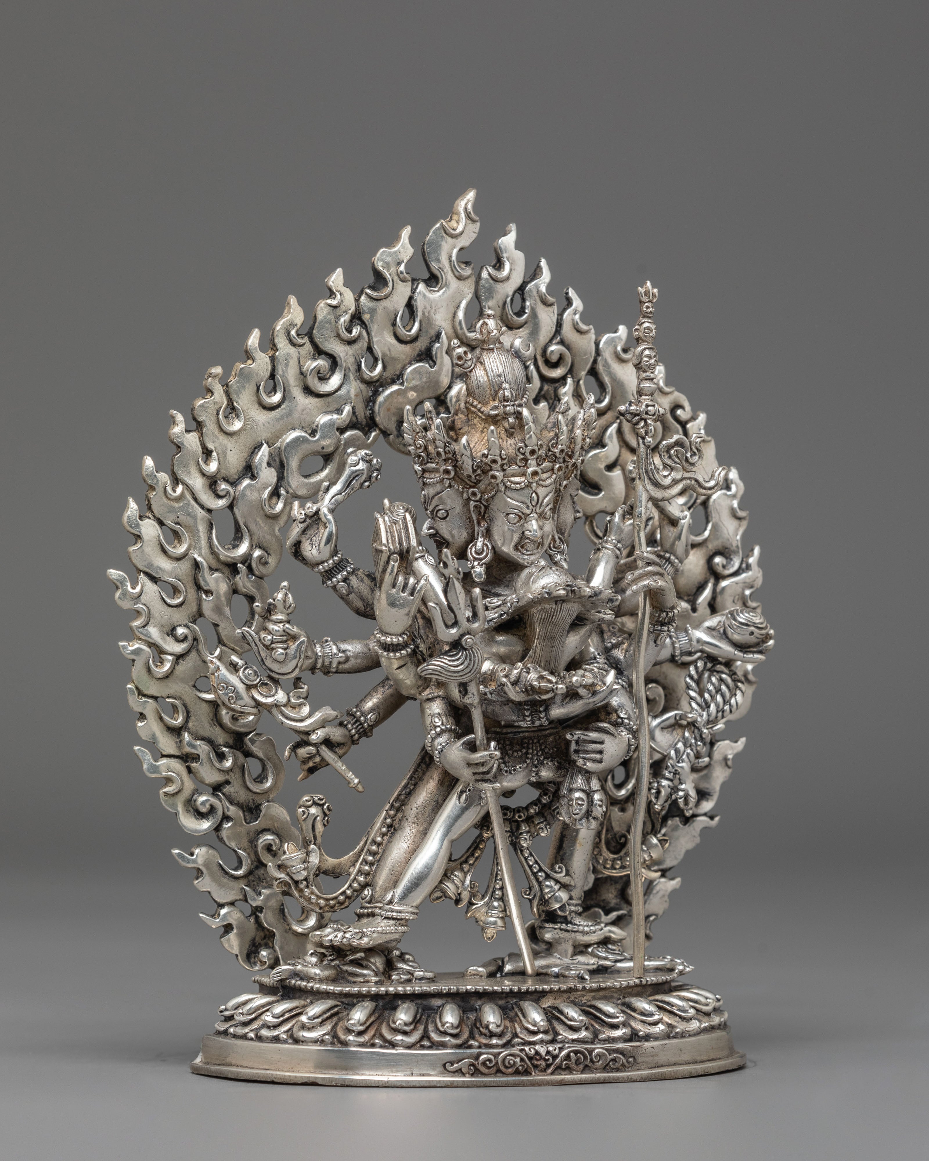 Buddhist Chakrasambhara Statue | Vajrayana Enlightened Deity