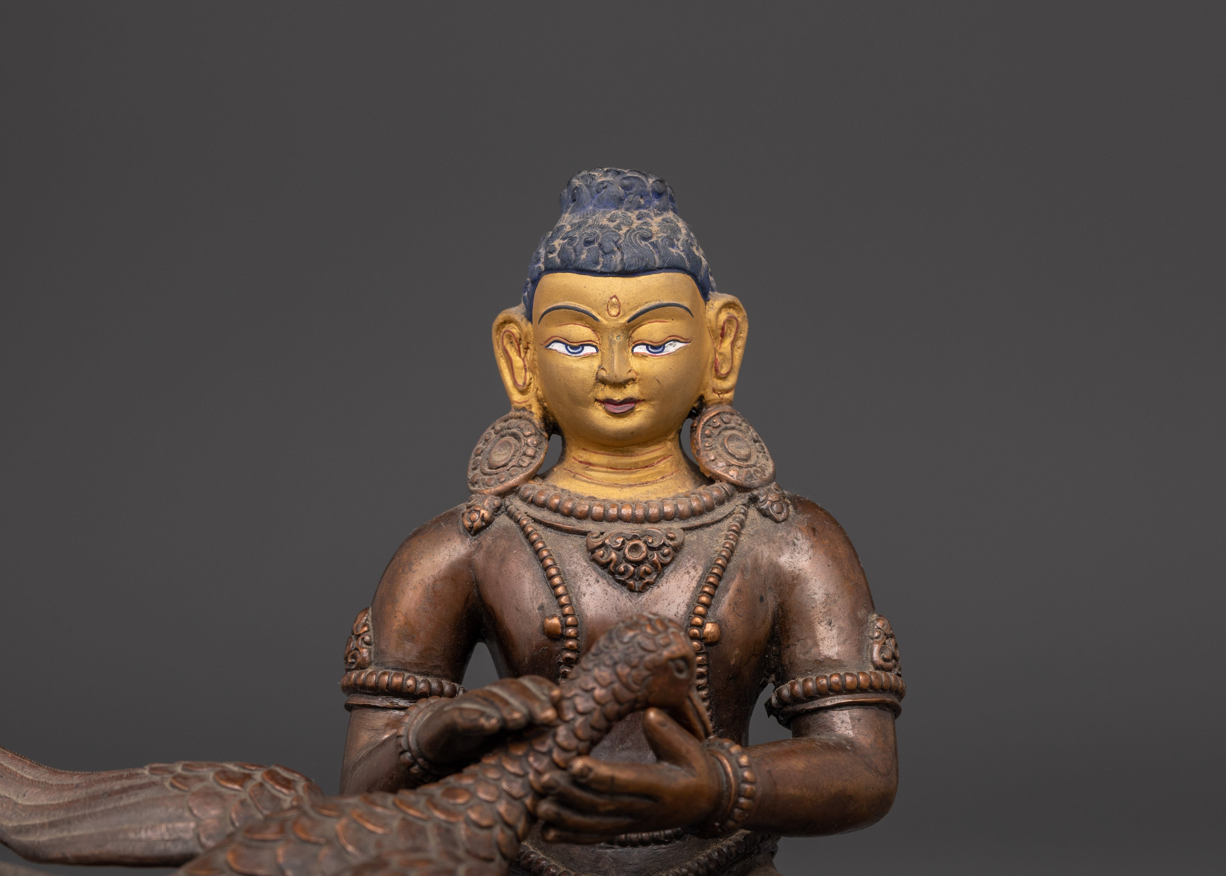 Handcrafted Oxidized Copper Siddhartha Gautam Statue | Sacred Buddhist Art