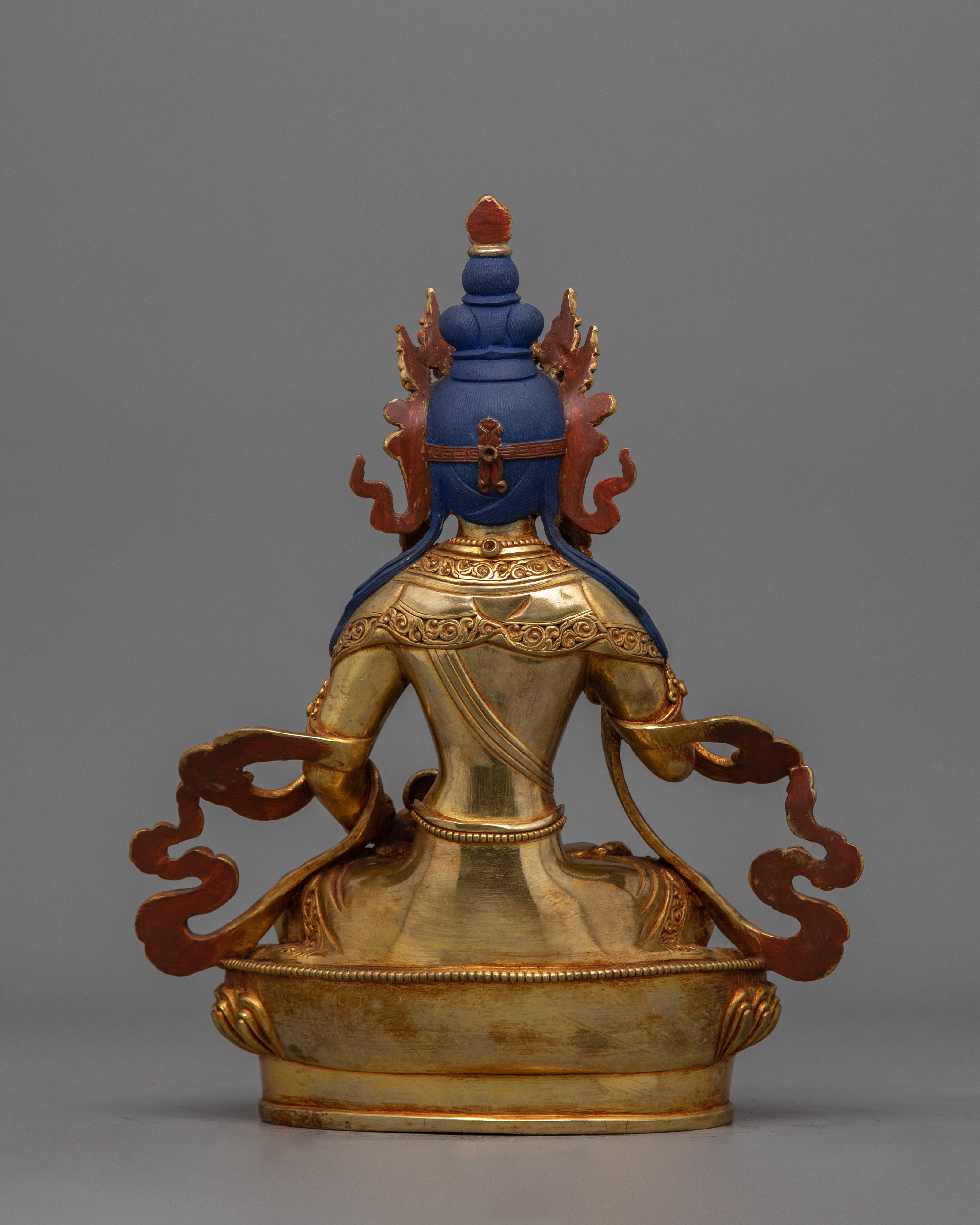 Handcrafted Vajrasattva Buddhist Sculpture | Deity of Purification
