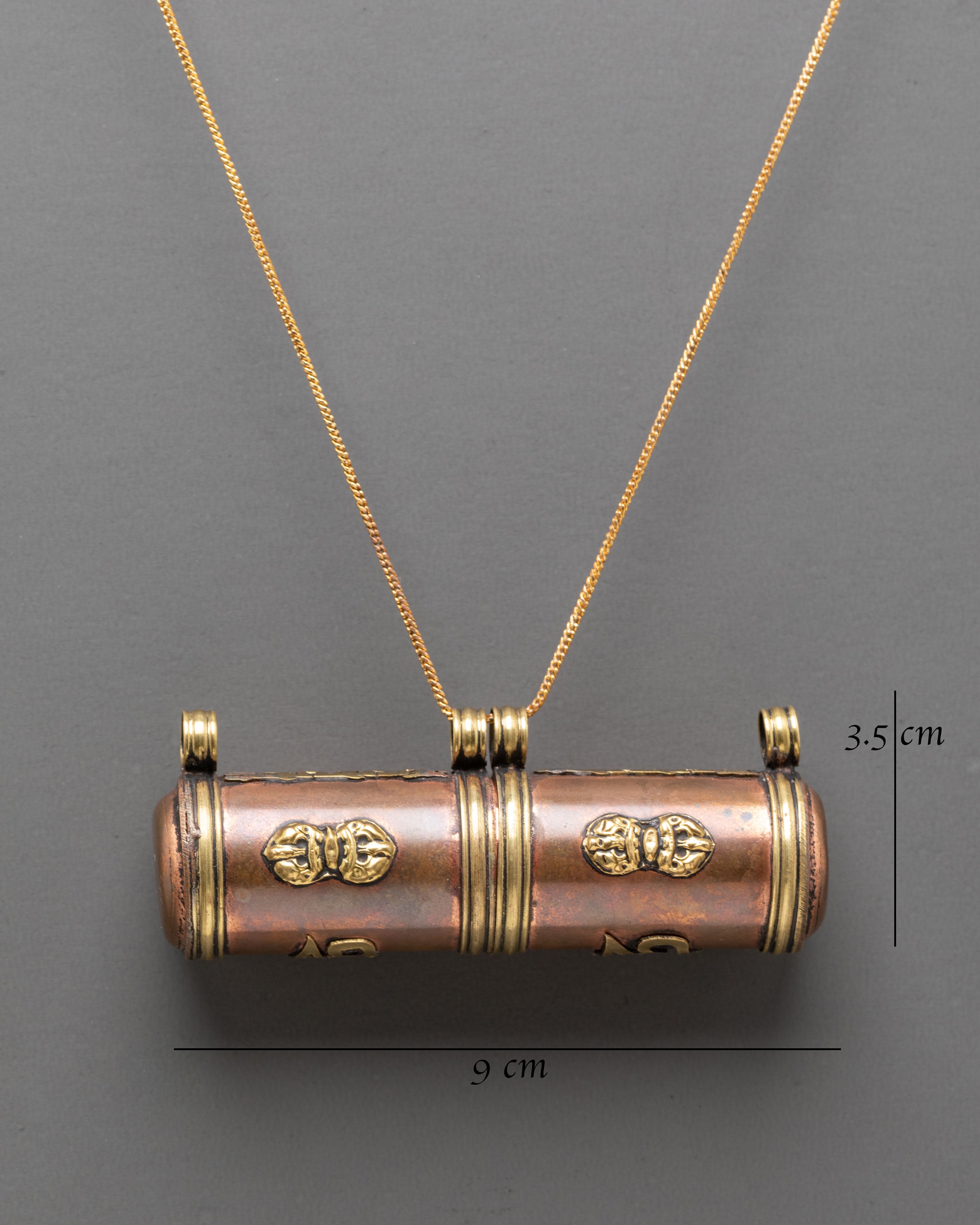 Himalayan Tibetan Ghau Locket | Tibetan Spiritual Pendant