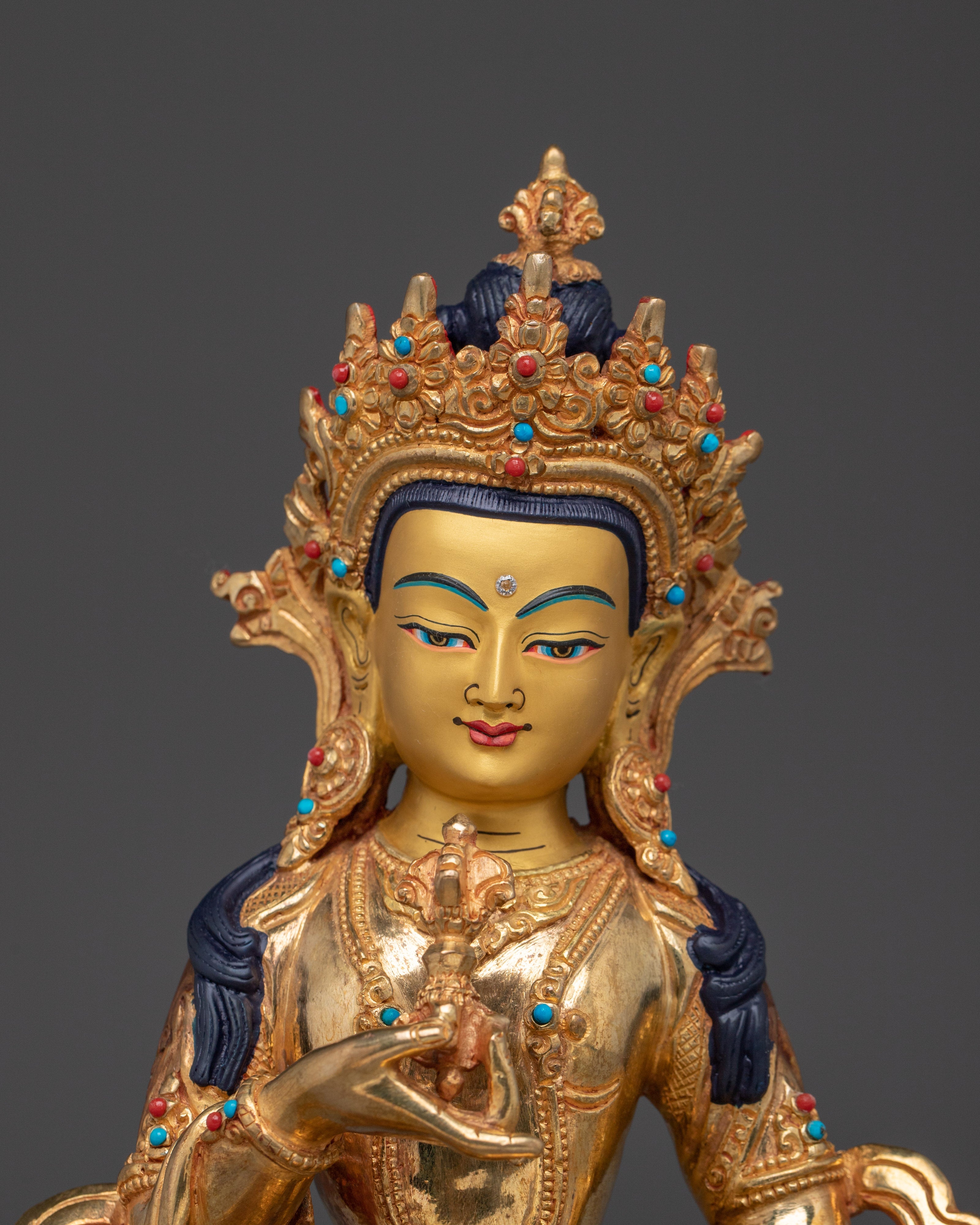 Buddhist Ritual Figure Vajrasattva | Traditional Himalayan Art