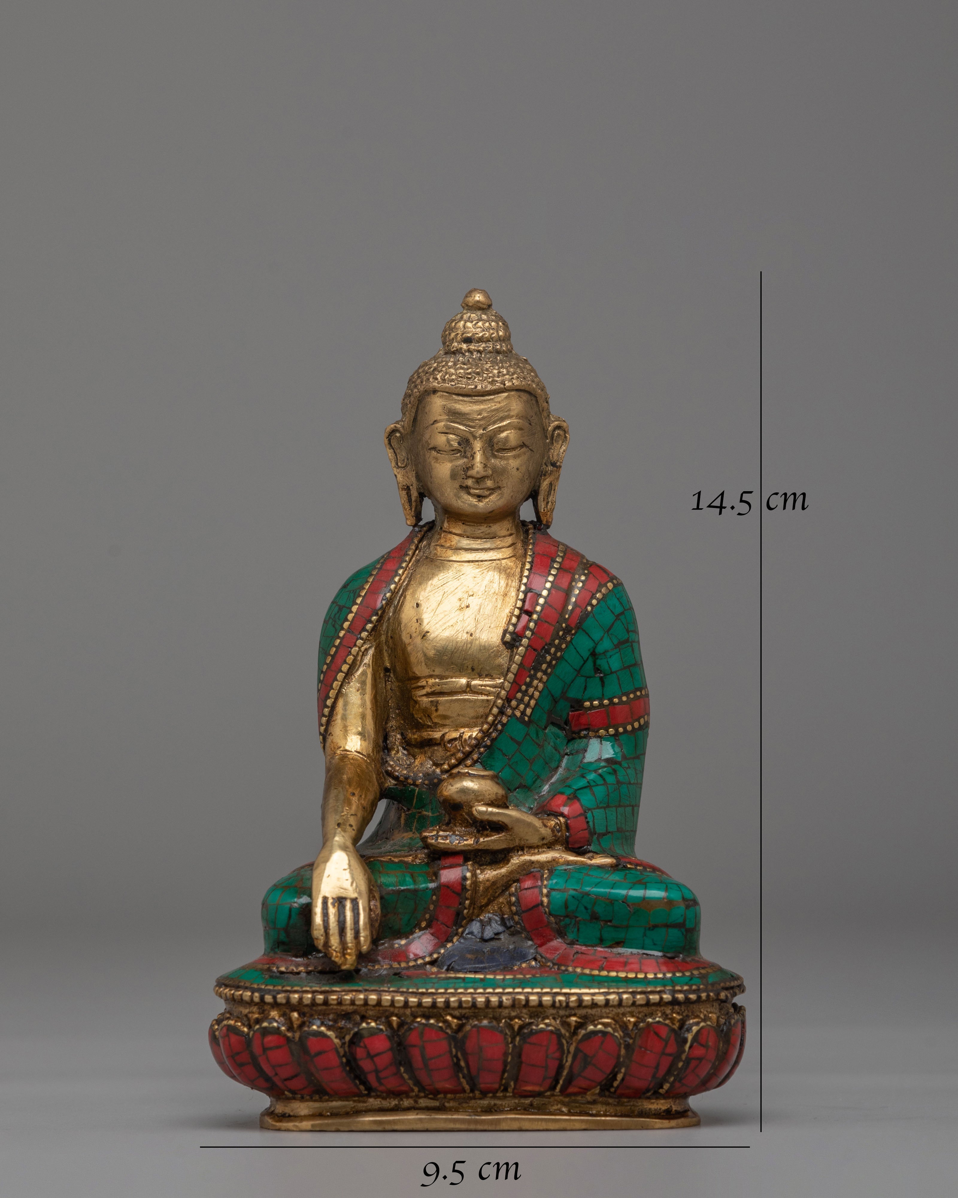 Tibetan Handmade Shakyamuni Buddha Statue | Spiritual Artwork