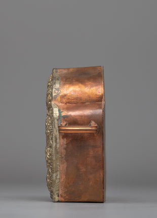 Silver-Plated Buddhist Ghau Box | A Sacred Tibetan prayer box