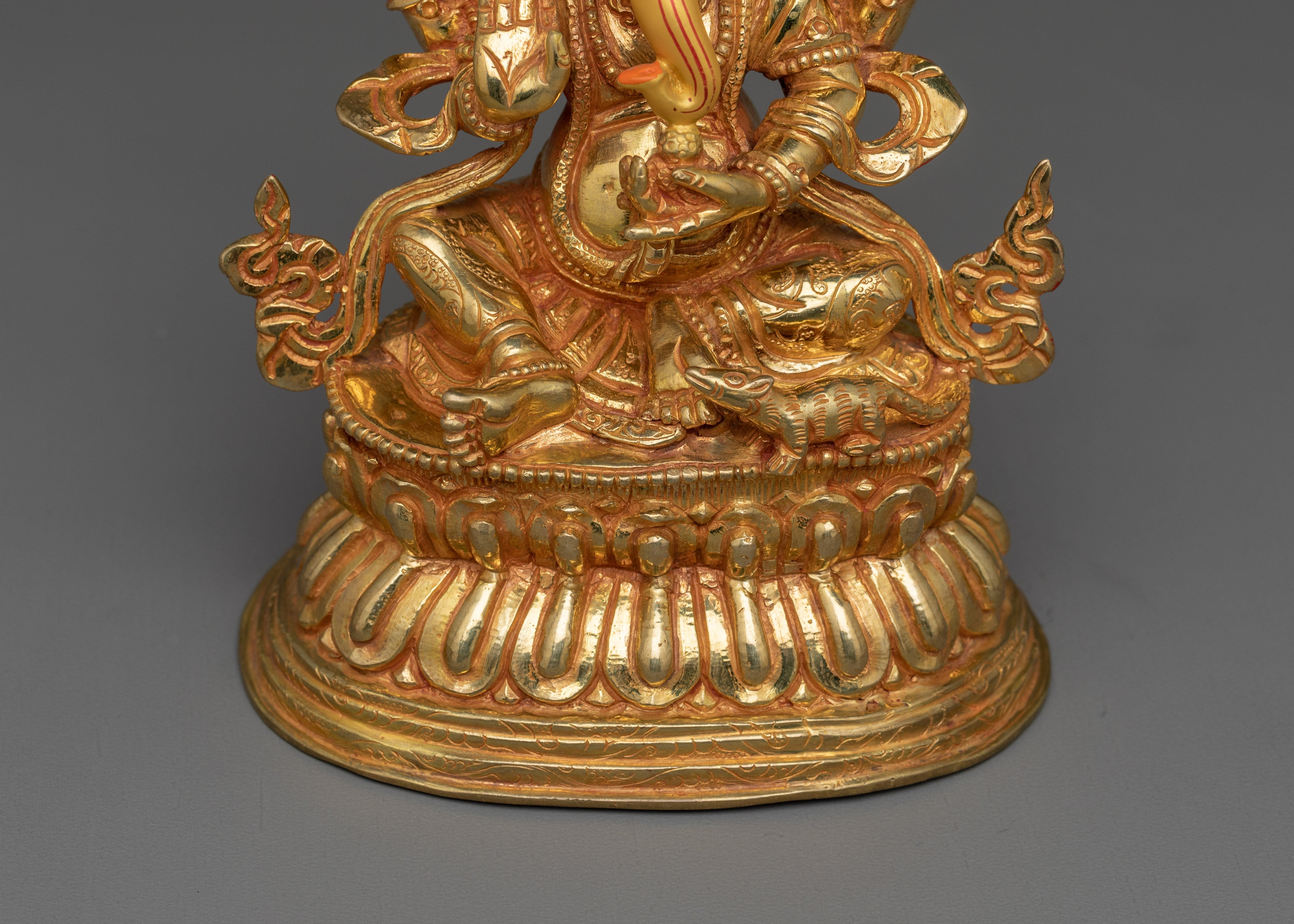 24K Gold Gilded Ganesh Statue |  The Remover of Obstacles