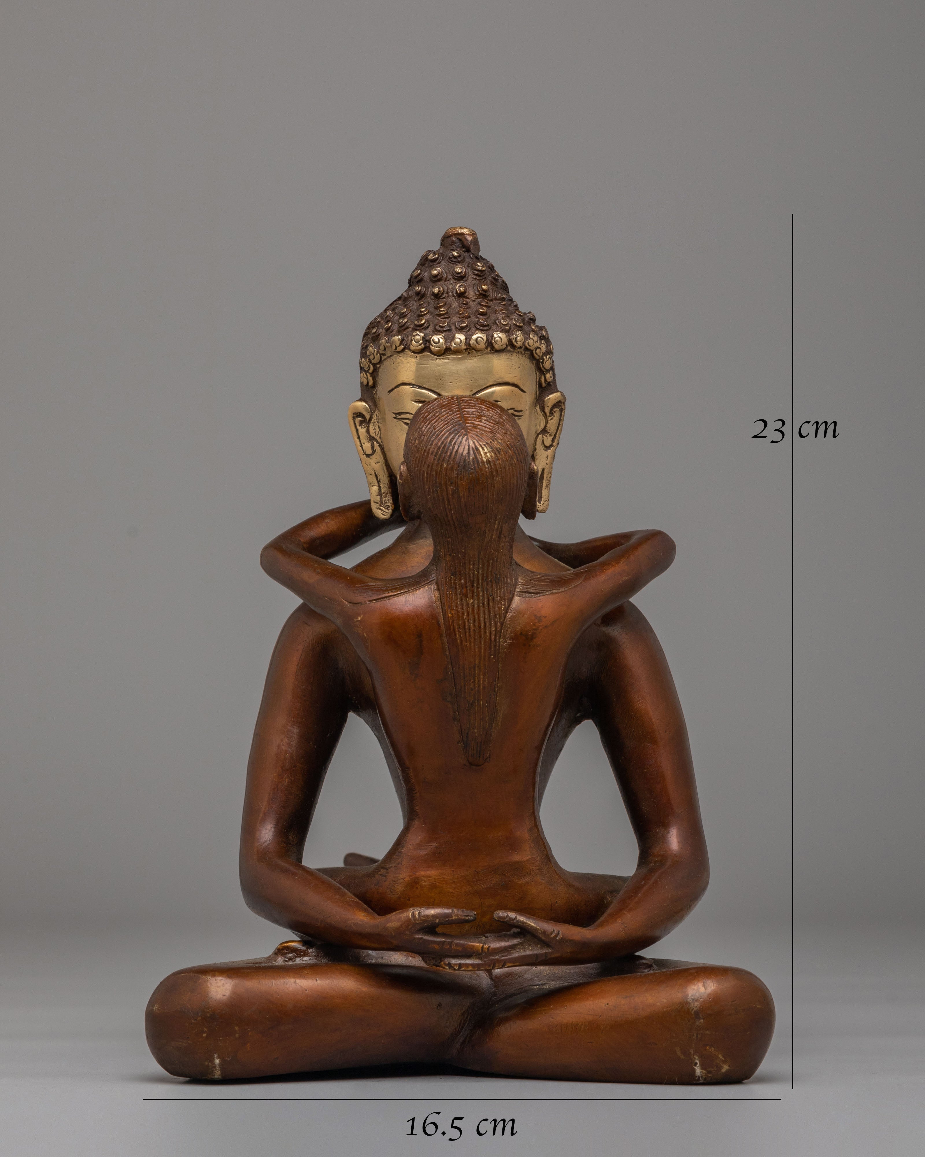 Handmade Samantabhadra With Consort | Tibetan Deity Sculpture