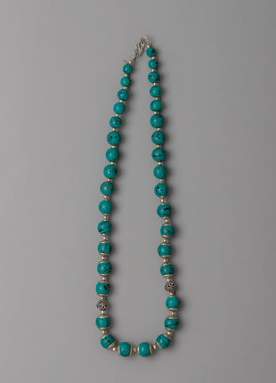 Turquoise Beaded Necklace 