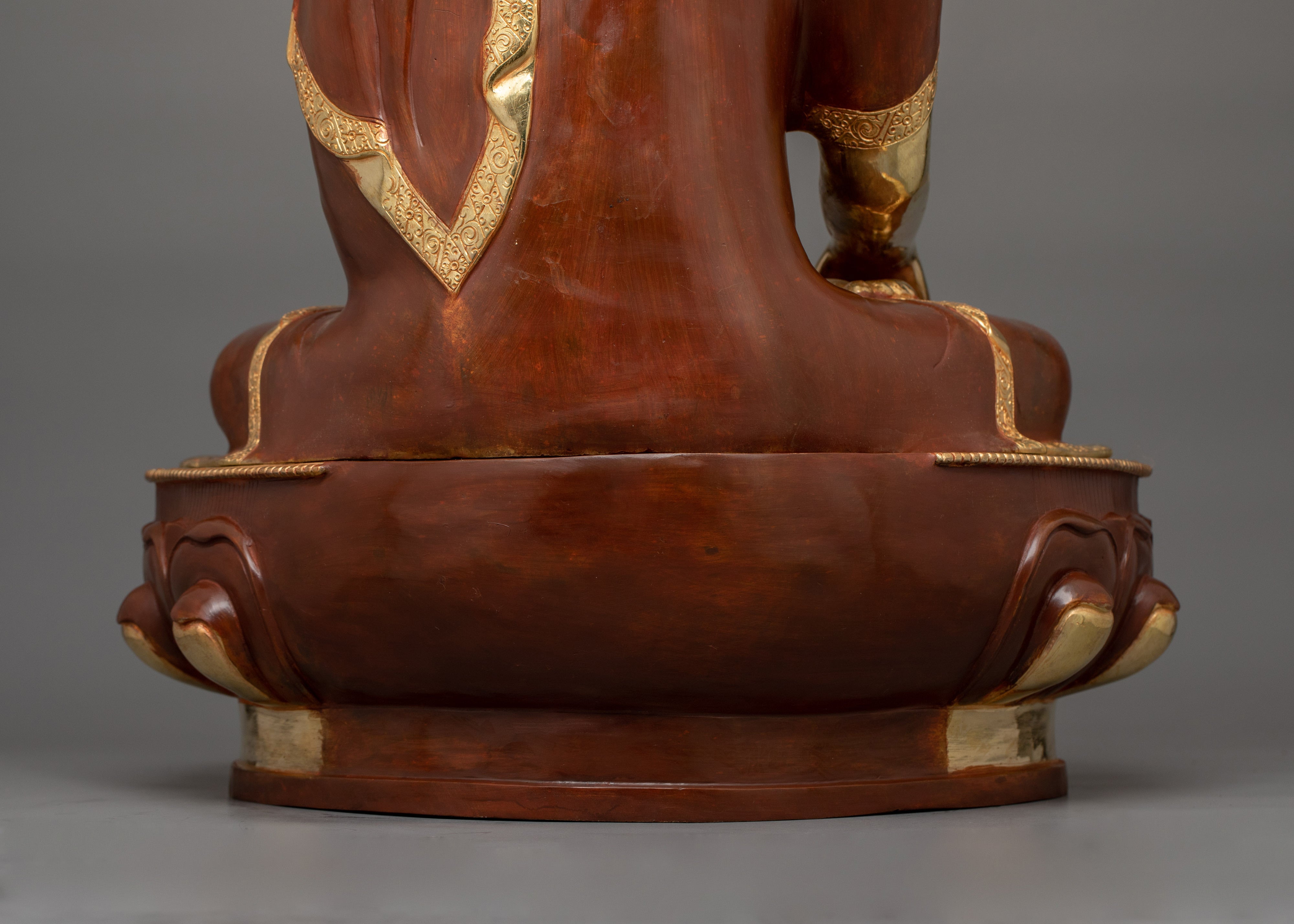 Buddhist Sculpture of Shakyamuni Buddha for Dharma Decor | Traditional Sacred Artwork