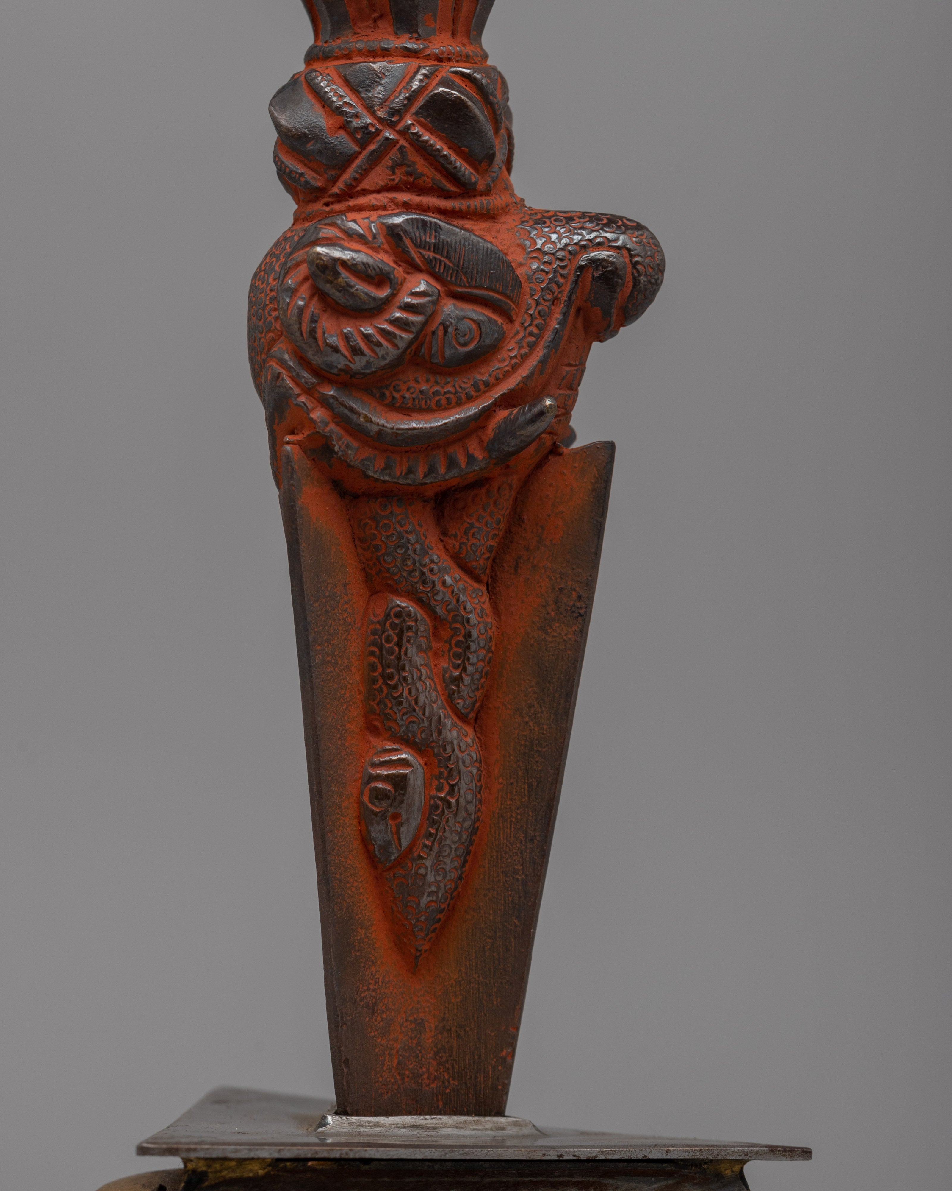 Traditional Buddhist Ritual Dagger Phurba | Sacred Tibetan Tool for Energy Work