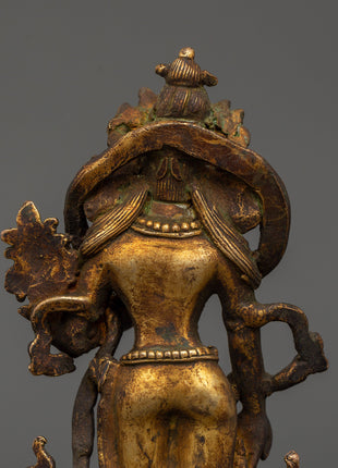 Standing Lokeshwor Handmade Statue | Symbol of Compassion and Protection