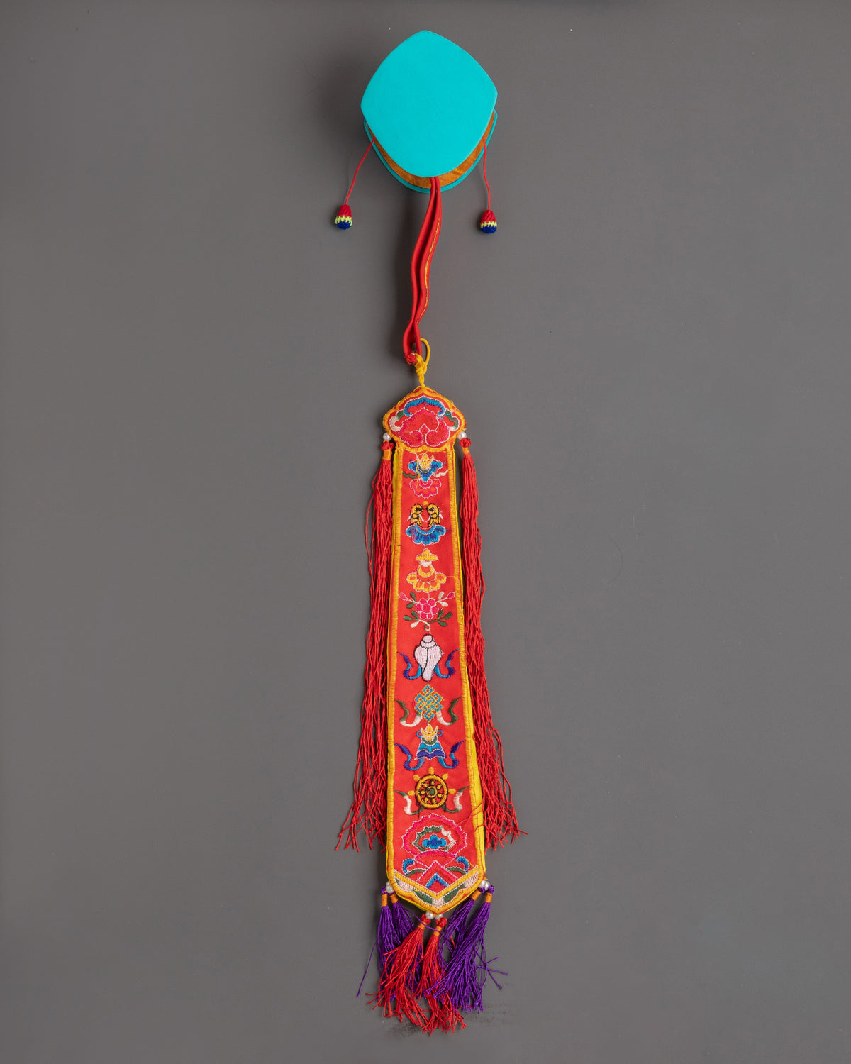Handmade Damaru for Dharma | Buddhist Spiritual Instrument