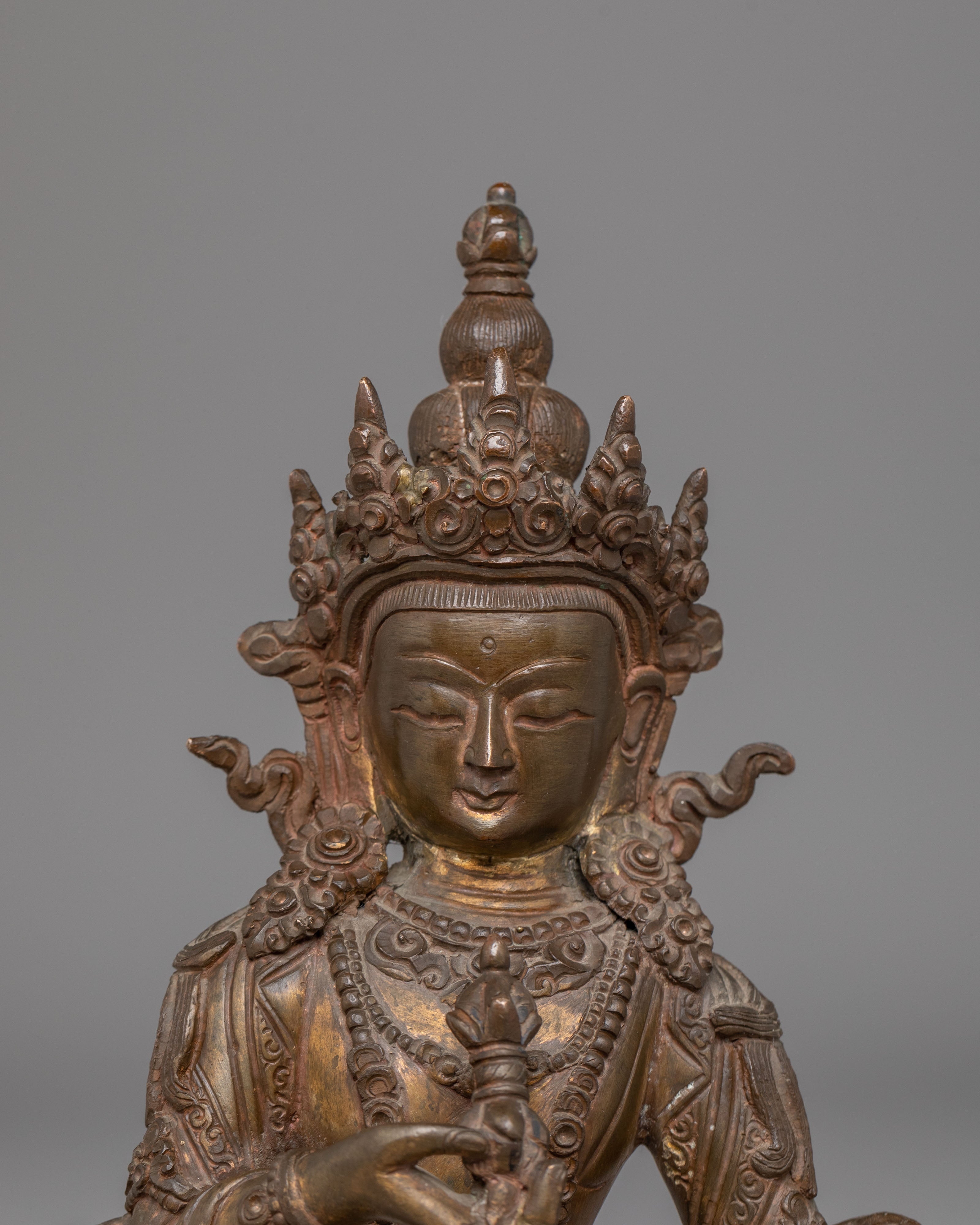 Vajrasattva Handcrafted Sacred Statue | Tibetan Buddhist Deity