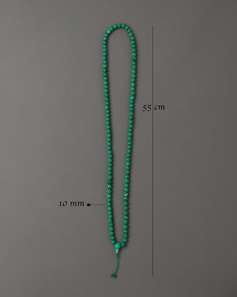 Mala with Artificial Turquoise | Traditional Artwork
