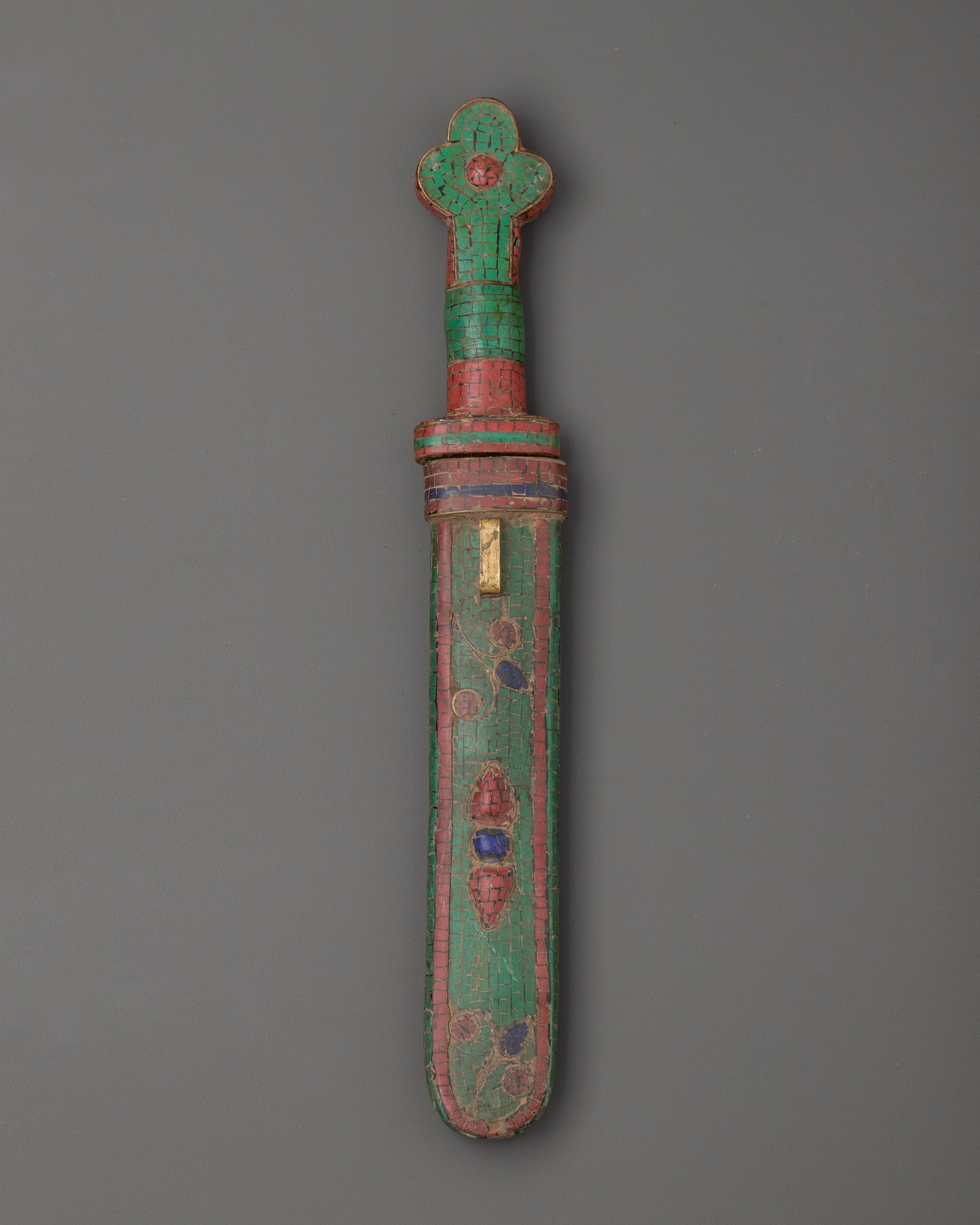 Tibet Ritual Dagger Sword A Ritual Dagger | Tibetan Ceremonial Weapon – Enlightenment Thangka