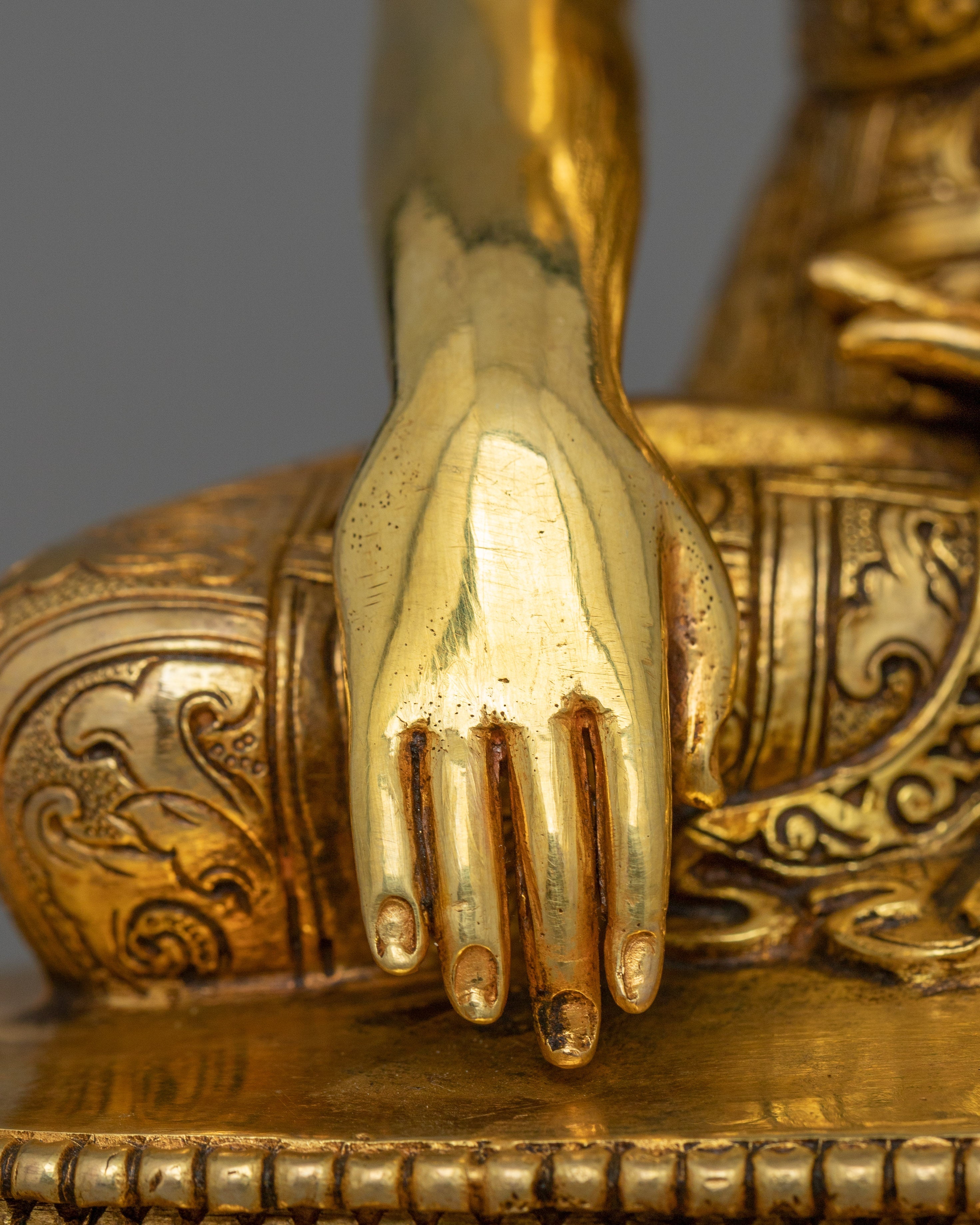 Shakyamuni Buddha Dharma Teacher Sculpture | Sacred Profound Enlightenment