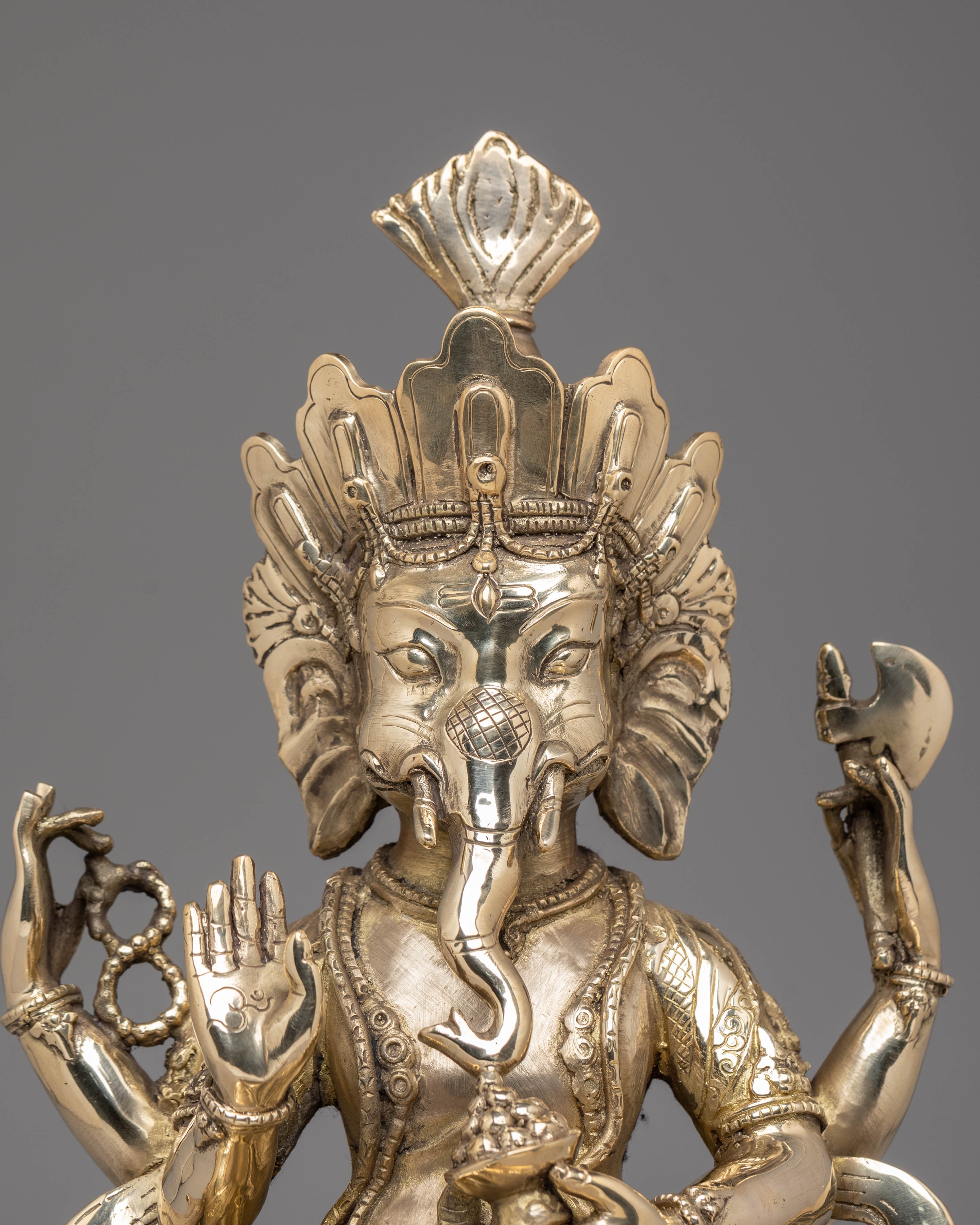 Handmade Ganesh Statue | Hindu Deity Sculpture