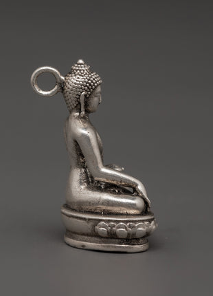 Handcrafted Buddha Locket Pendant | Spiritual Protection Amulet Necklace