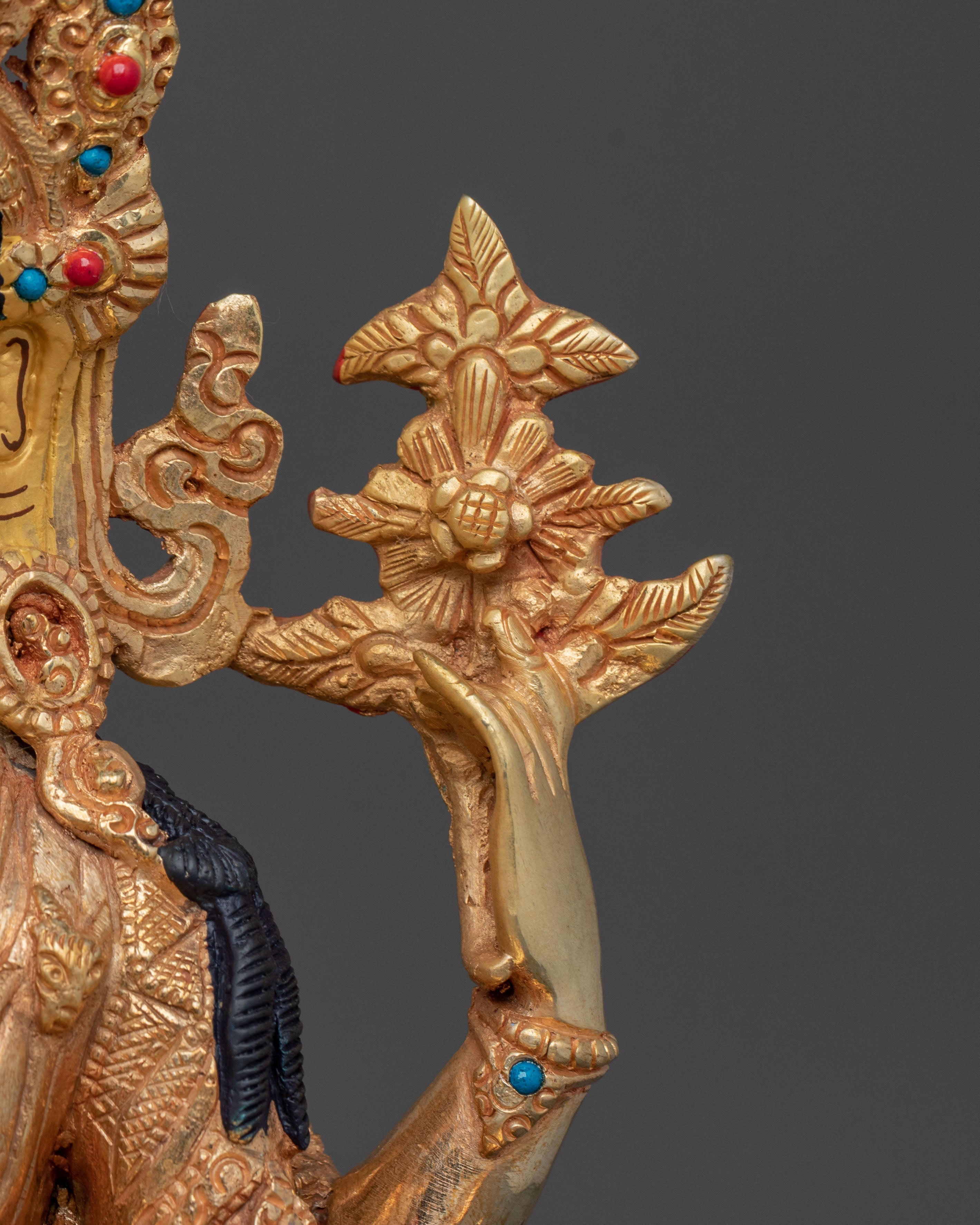 Bodhisattva Of Compassion Chenrezig Sculpture | Buddhist Compassion Deity Sculpture