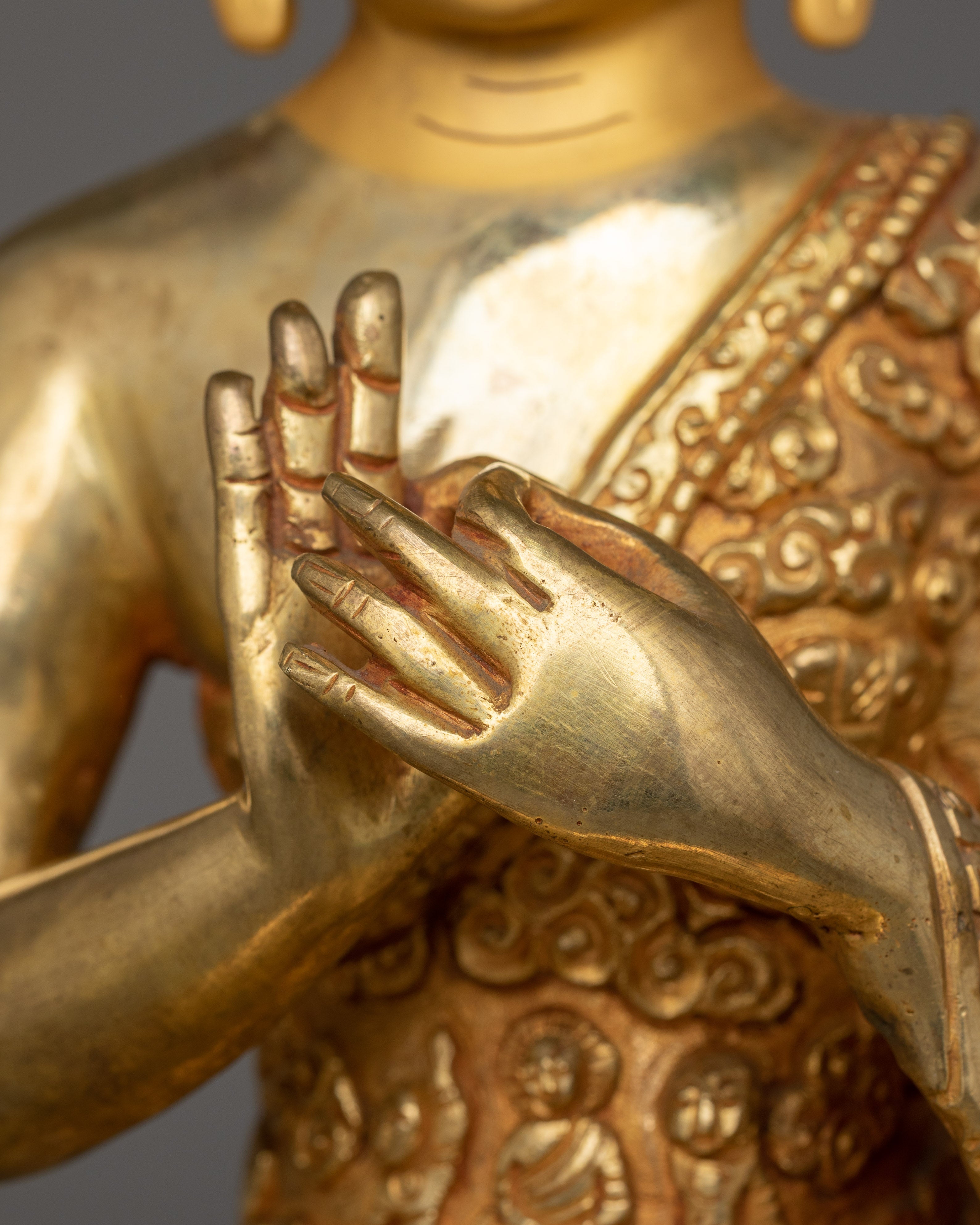 Golden Vairocana Statue | The Buddha of Ultimate Wisdom
